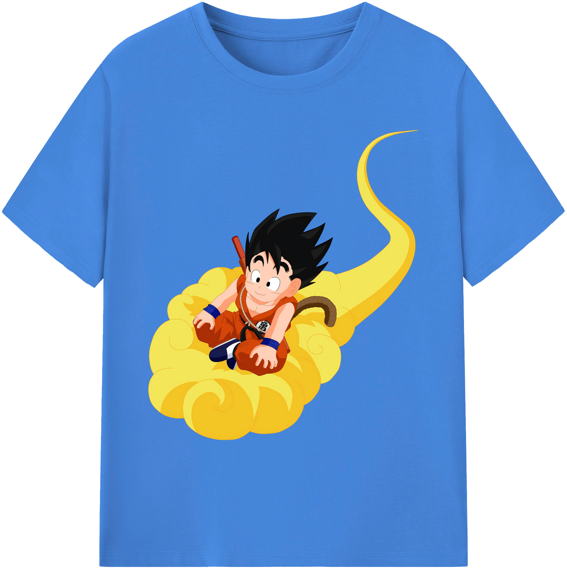 （画像用） ドラゴンボール 孫悟空（そん ごくう）Son Goku カカロット DRAGON BALL Kakarotto 綿100％ メンズ半袖Tシャツ｜肌触りやわらか＆通気性