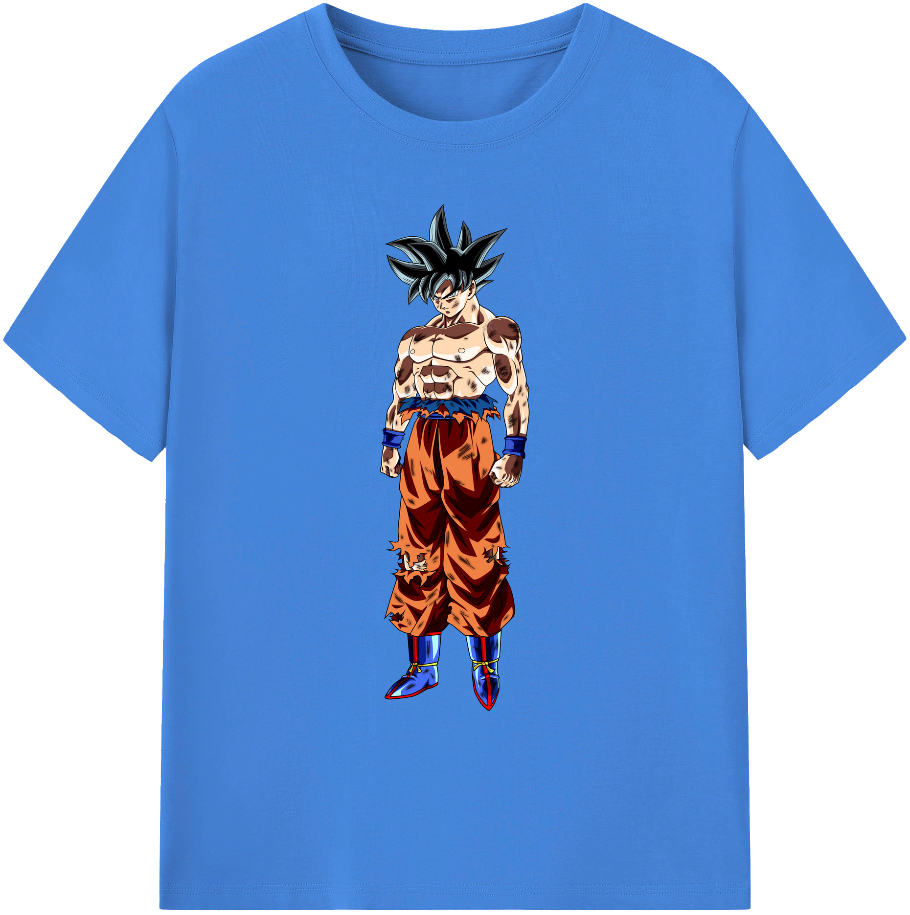 （画像用） ドラゴンボール 孫悟空（そん ごくう）Son Goku カカロット DRAGON BALL Kakarotto 綿100％ メンズ半袖Tシャツ｜肌触りやわらか＆通気性
