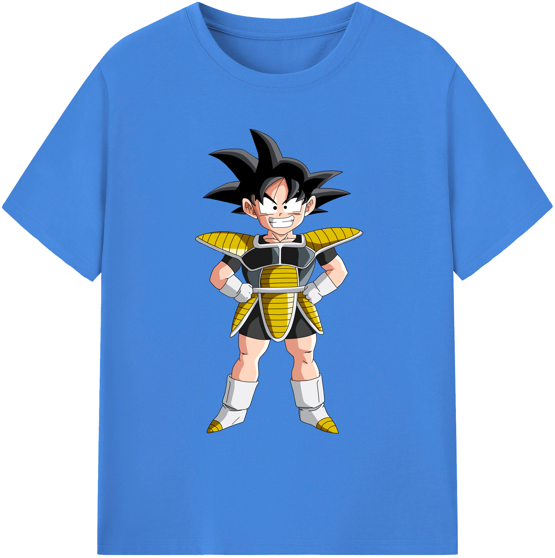 （画像用） ドラゴンボール 孫悟空（そん ごくう）Son Goku カカロット DRAGON BALL Kakarotto 綿100％ メンズ半袖Tシャツ｜肌触りやわらか＆通気性