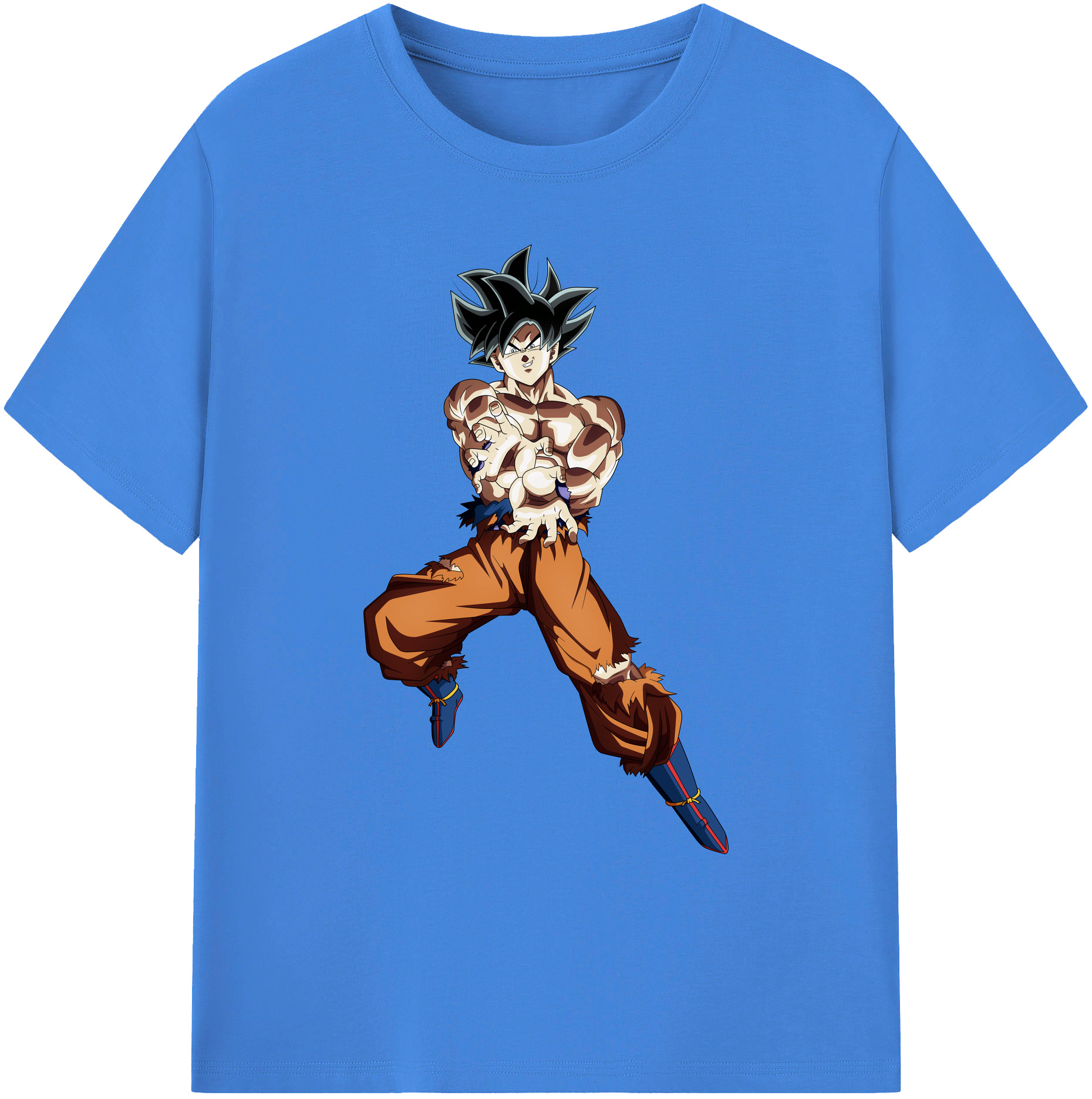 （画像用） ドラゴンボール 孫悟空（そん ごくう）Son Goku カカロット DRAGON BALL Kakarotto 綿100％ メンズ半袖Tシャツ｜肌触りやわらか＆通気性
