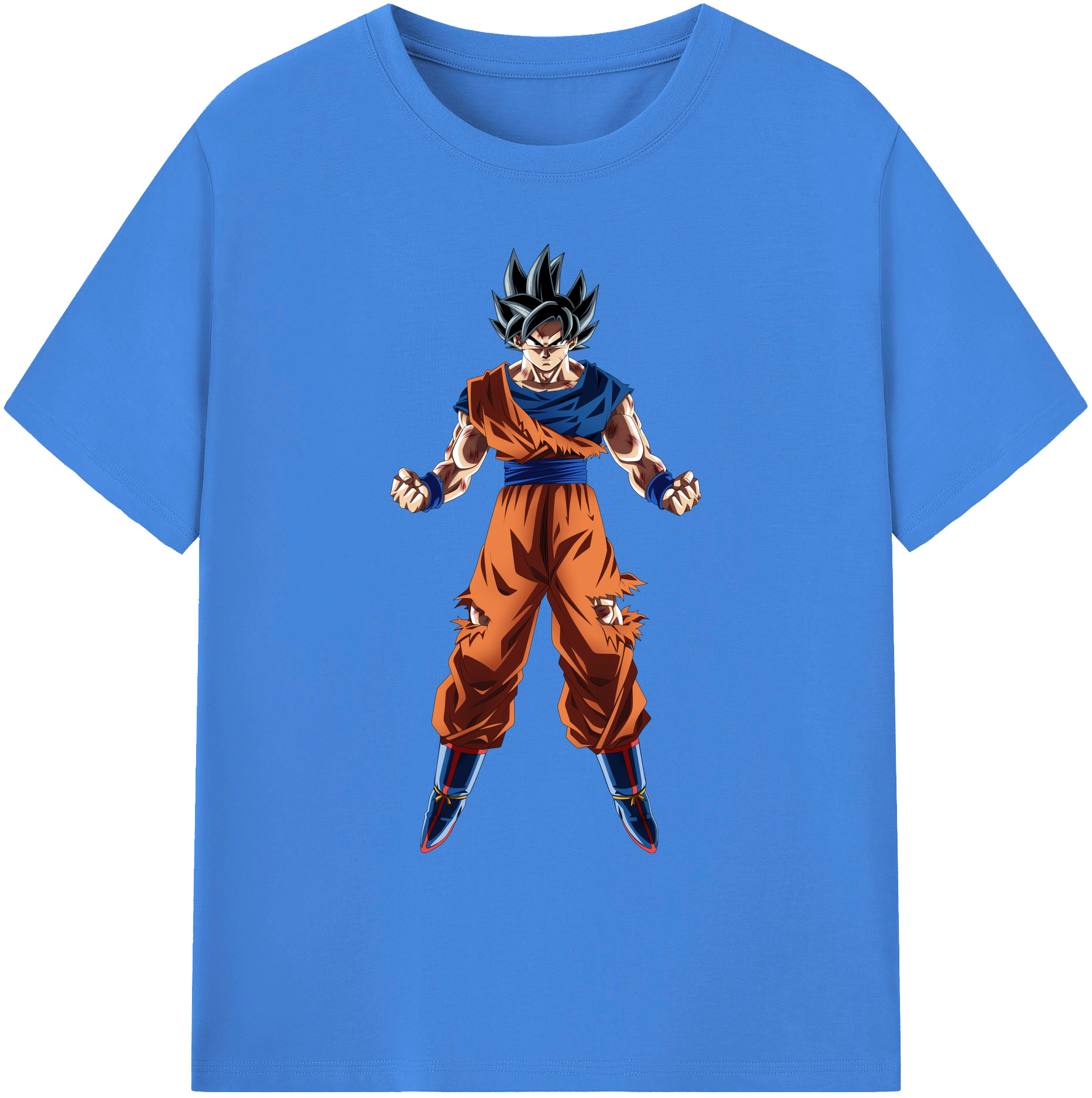 （画像用） ドラゴンボール 孫悟空（そん ごくう）Son Goku カカロット DRAGON BALL Kakarotto 綿100％ メンズ半袖Tシャツ｜肌触りやわらか＆通気性