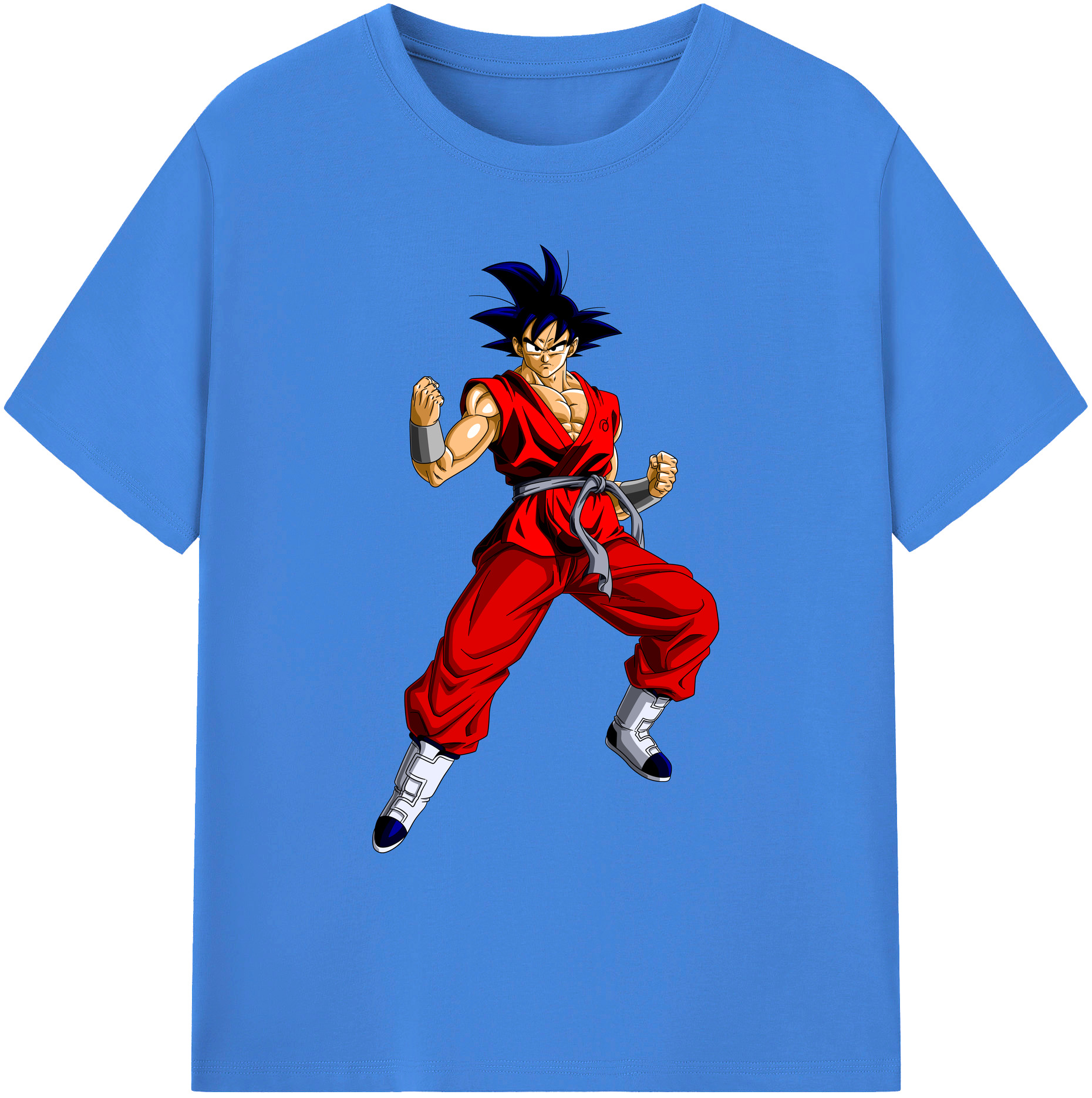 （画像用） ドラゴンボール 孫悟空（そん ごくう）Son Goku カカロット DRAGON BALL Kakarotto 綿100％ メンズ半袖Tシャツ｜肌触りやわらか＆通気性