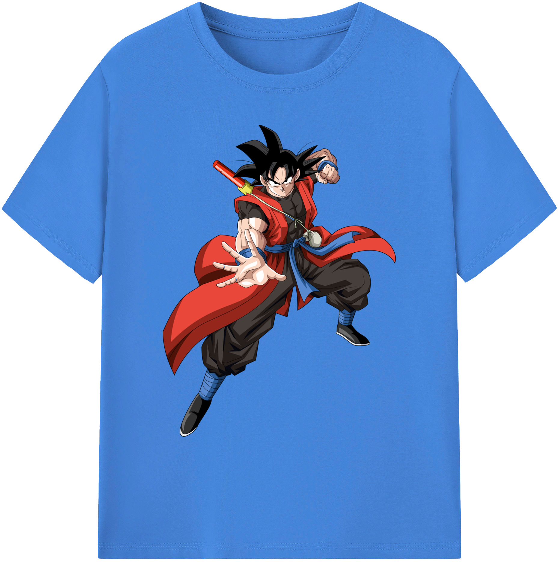 （画像用） ドラゴンボール 孫悟空（そん ごくう）Son Goku カカロット DRAGON BALL Kakarotto 綿100％ メンズ半袖Tシャツ｜肌触りやわらか＆通気性