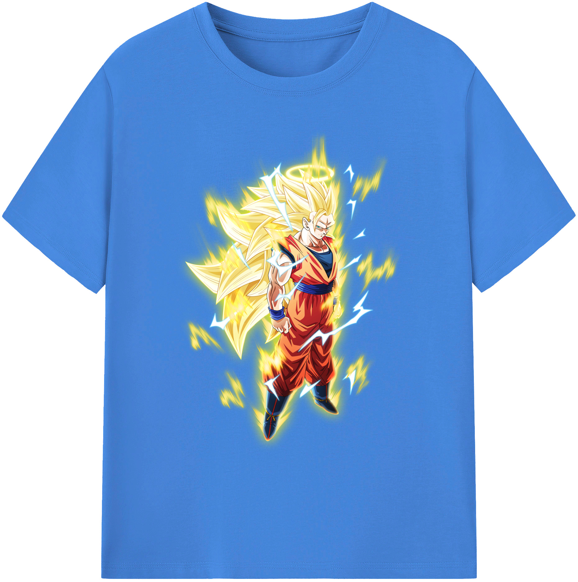 （画像用） ドラゴンボール 孫悟空（そん ごくう）Son Goku カカロット DRAGON BALL Kakarotto 綿100％ メンズ半袖Tシャツ｜肌触りやわらか＆通気性