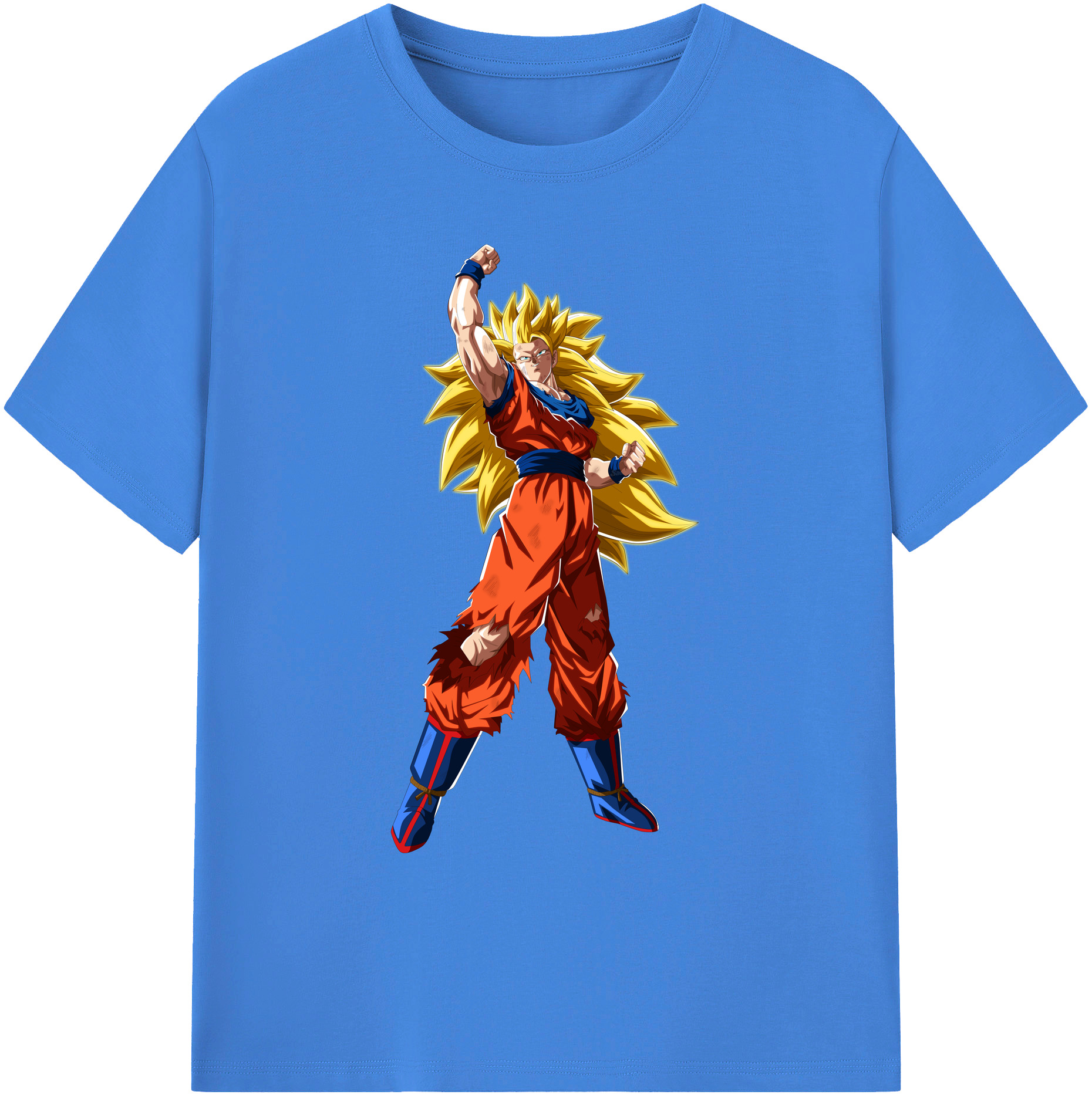 （画像用） ドラゴンボール 孫悟空（そん ごくう）Son Goku カカロット DRAGON BALL Kakarotto 綿100％ メンズ半袖Tシャツ｜肌触りやわらか＆通気性