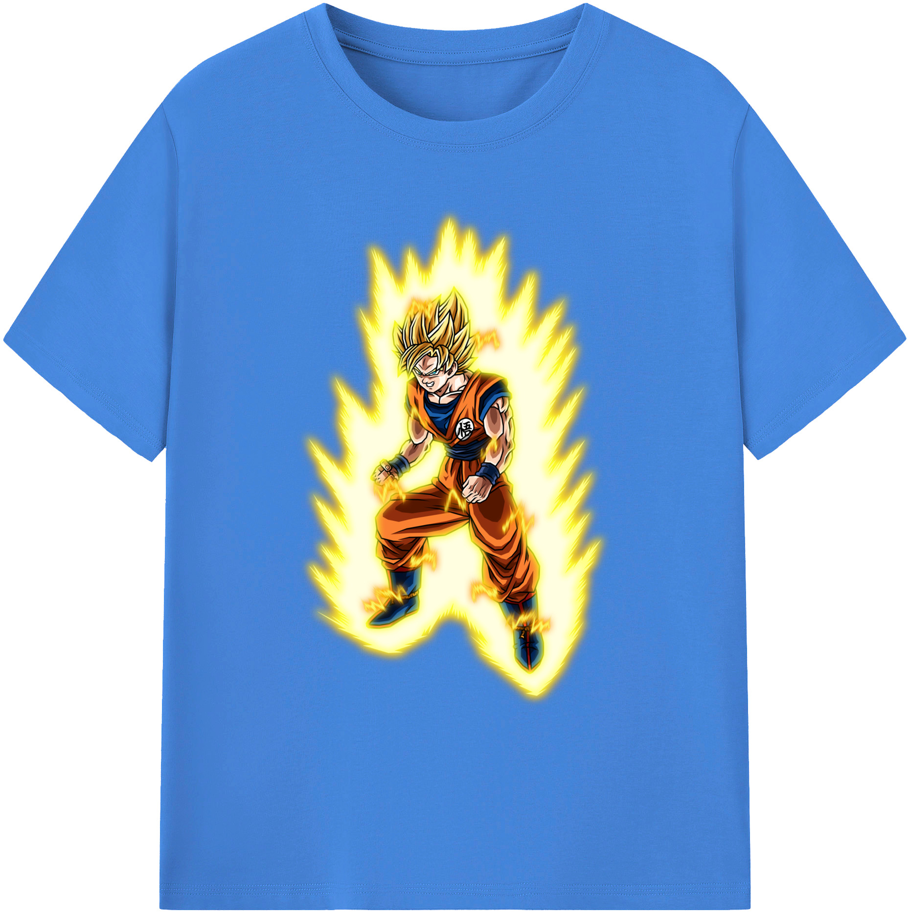 （画像用） ドラゴンボール 孫悟空（そん ごくう）Son Goku カカロット DRAGON BALL Kakarotto 綿100％ メンズ半袖Tシャツ｜肌触りやわらか＆通気性