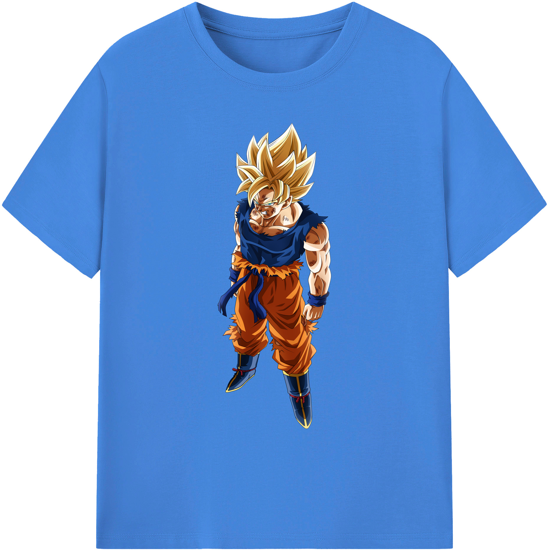 （画像用） ドラゴンボール 孫悟空（そん ごくう）Son Goku カカロット DRAGON BALL Kakarotto 綿100％ メンズ半袖Tシャツ｜肌触りやわらか＆通気性