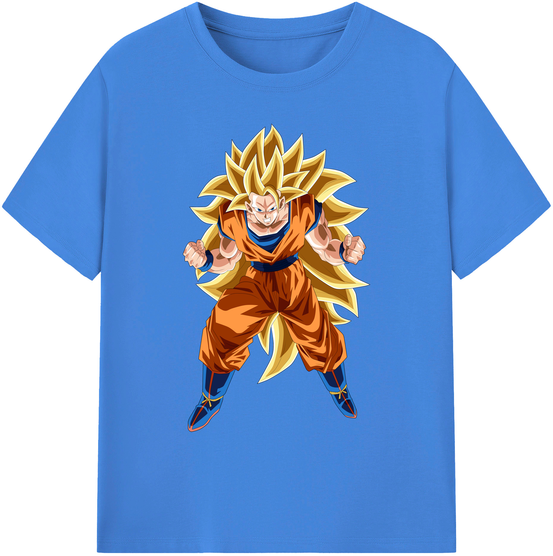 （画像用） ドラゴンボール 孫悟空（そん ごくう）Son Goku カカロット DRAGON BALL Kakarotto 綿100％ メンズ半袖Tシャツ｜肌触りやわらか＆通気性