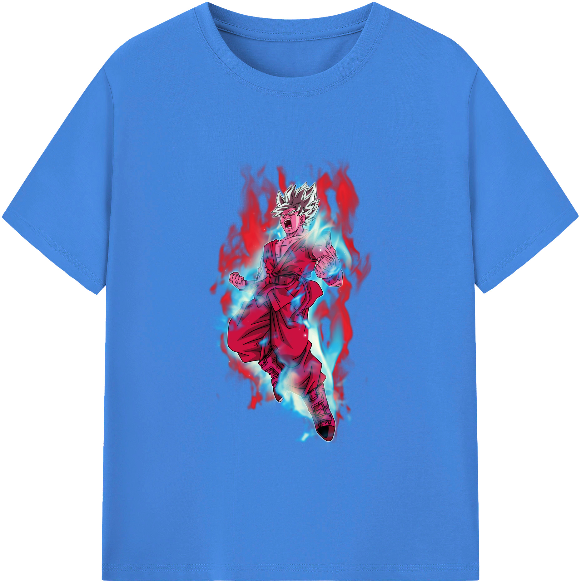（画像用） ドラゴンボール 孫悟空（そん ごくう）Son Goku カカロット DRAGON BALL Kakarotto 綿100％ メンズ半袖Tシャツ｜肌触りやわらか＆通気性