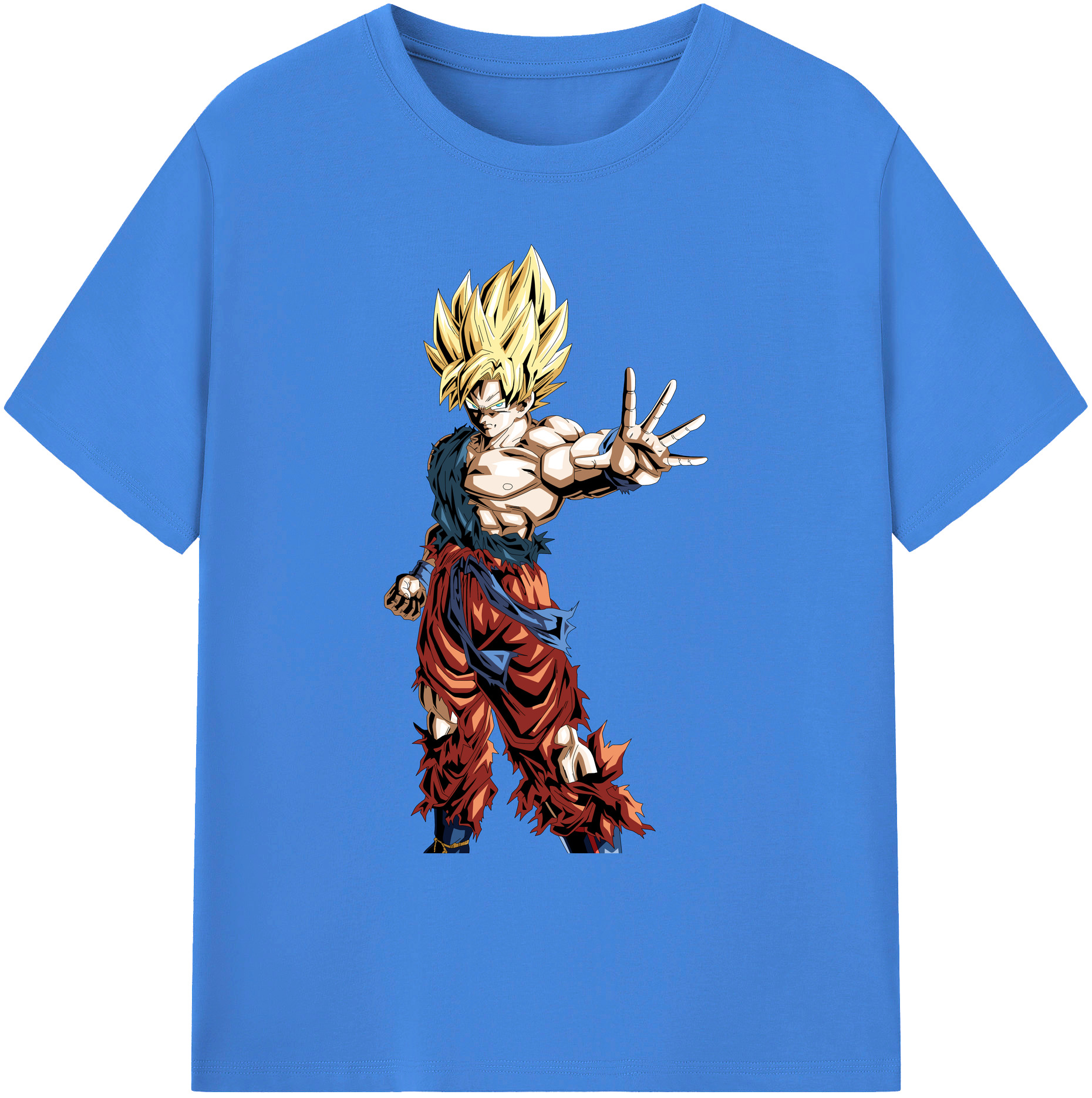 （画像用） ドラゴンボール 孫悟空（そん ごくう）Son Goku カカロット DRAGON BALL Kakarotto 綿100％ メンズ半袖Tシャツ｜肌触りやわらか＆通気性