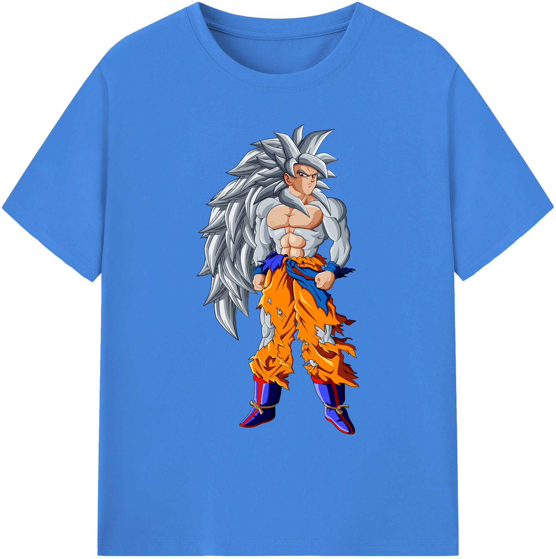 （画像用） ドラゴンボール 孫悟空（そん ごくう）Son Goku カカロット DRAGON BALL Kakarotto 綿100％ メンズ半袖Tシャツ｜肌触りやわらか＆通気性