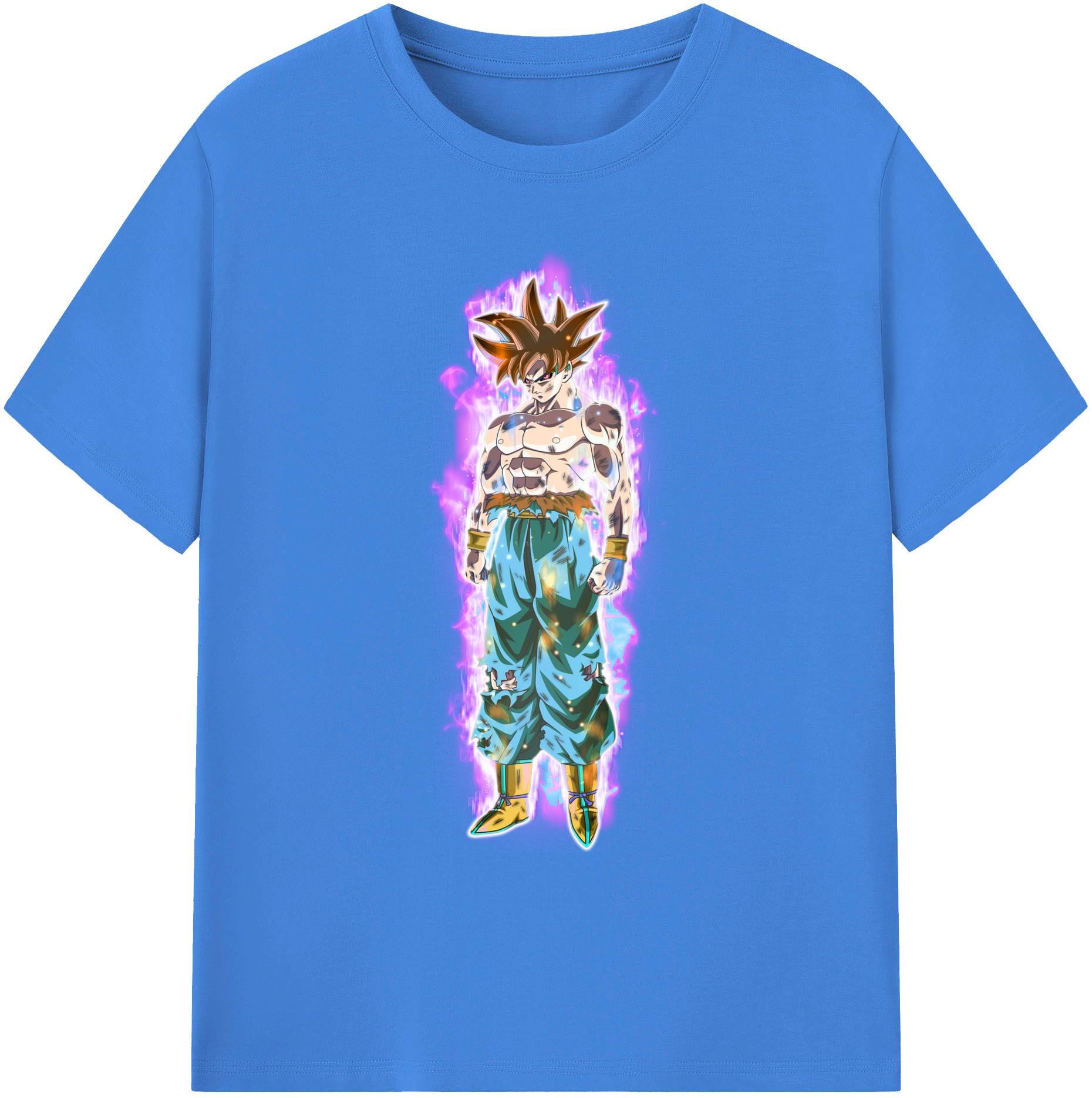 （画像用） ドラゴンボール 孫悟空（そん ごくう）Son Goku カカロット DRAGON BALL Kakarotto 綿100％ メンズ半袖Tシャツ｜肌触りやわらか＆通気性