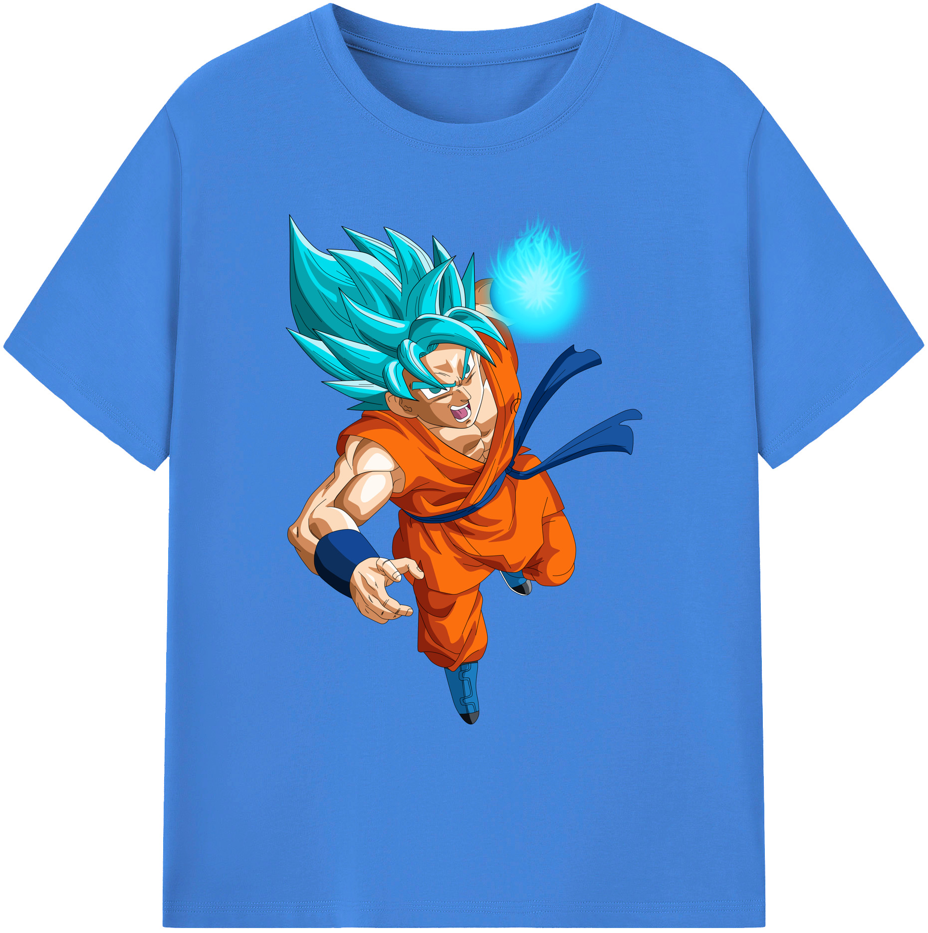 （画像用） ドラゴンボール 孫悟空（そん ごくう）Son Goku カカロット DRAGON BALL Kakarotto 綿100％ メンズ半袖Tシャツ｜肌触りやわらか＆通気性