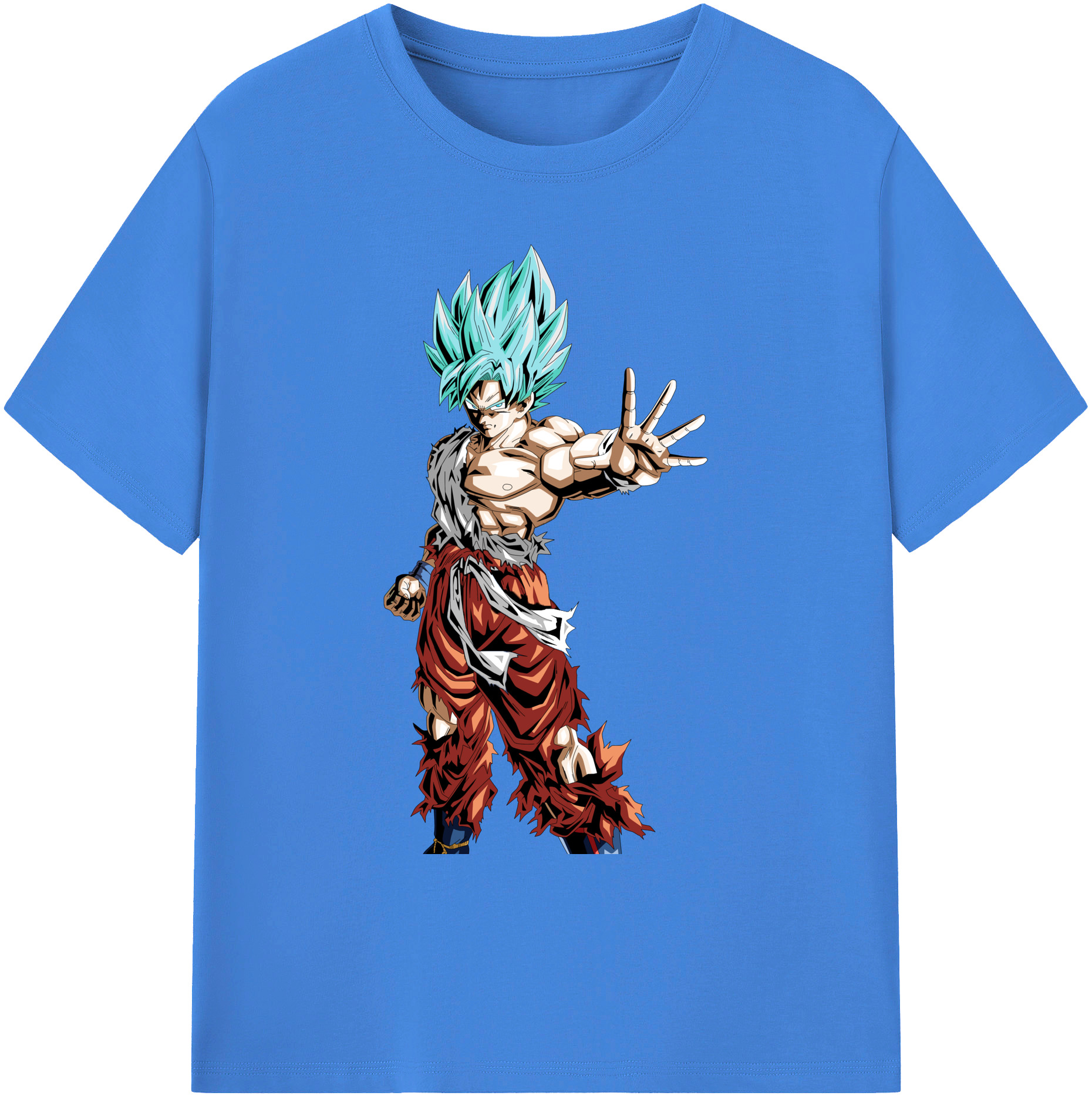 （画像用） ドラゴンボール 孫悟空（そん ごくう）Son Goku カカロット DRAGON BALL Kakarotto 綿100％ メンズ半袖Tシャツ｜肌触りやわらか＆通気性