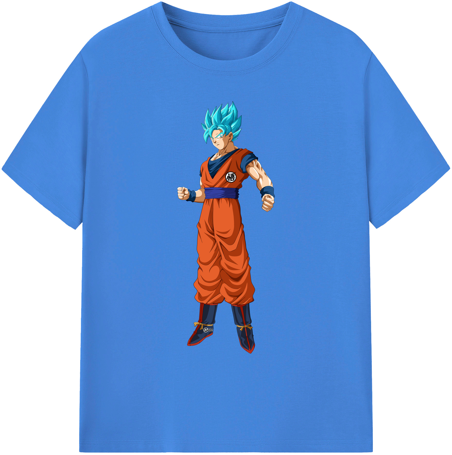 （画像用） ドラゴンボール 孫悟空（そん ごくう）Son Goku カカロット DRAGON BALL Kakarotto 綿100％ メンズ半袖Tシャツ｜肌触りやわらか＆通気性
