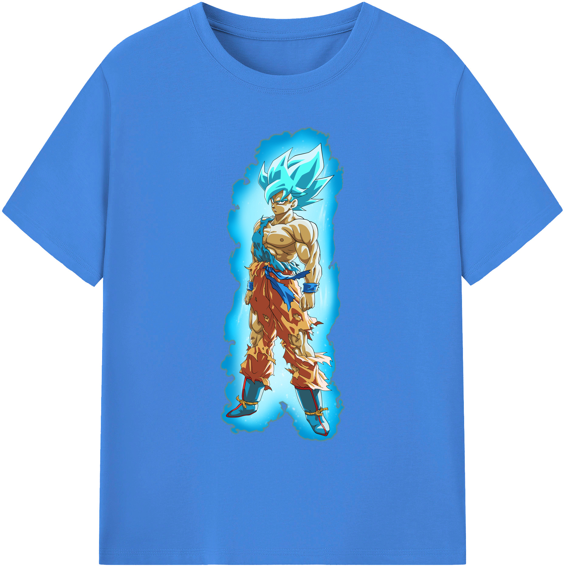 （画像用） ドラゴンボール 孫悟空（そん ごくう）Son Goku カカロット DRAGON BALL Kakarotto 綿100％ メンズ半袖Tシャツ｜肌触りやわらか＆通気性
