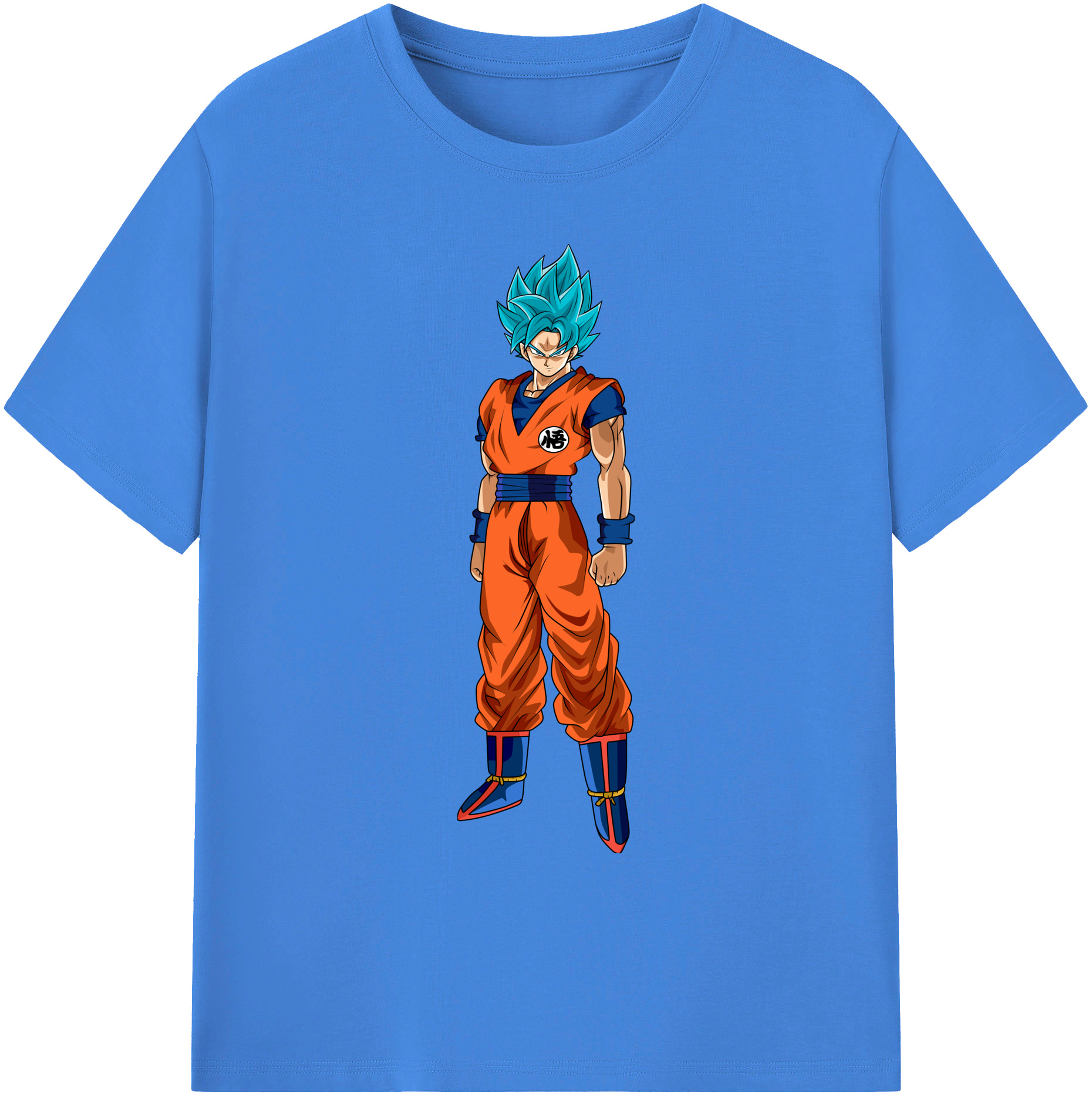 （画像用） ドラゴンボール 孫悟空（そん ごくう）Son Goku カカロット DRAGON BALL Kakarotto 綿100％ メンズ半袖Tシャツ｜肌触りやわらか＆通気性