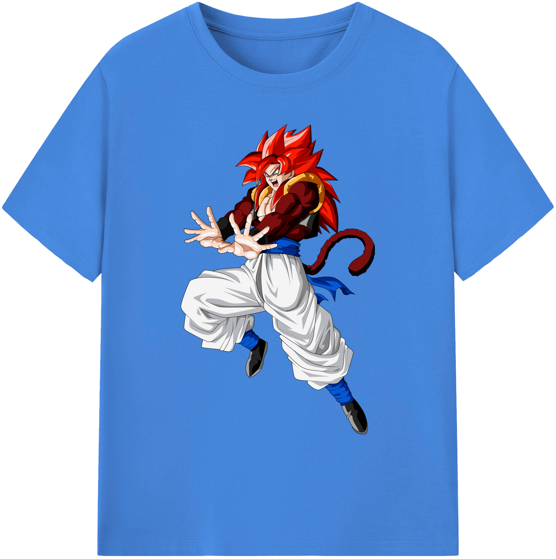 （画像用） ドラゴンボール 孫悟空（そん ごくう）Son Goku カカロット DRAGON BALL Kakarotto 綿100％ メンズ半袖Tシャツ｜肌触りやわらか＆通気性