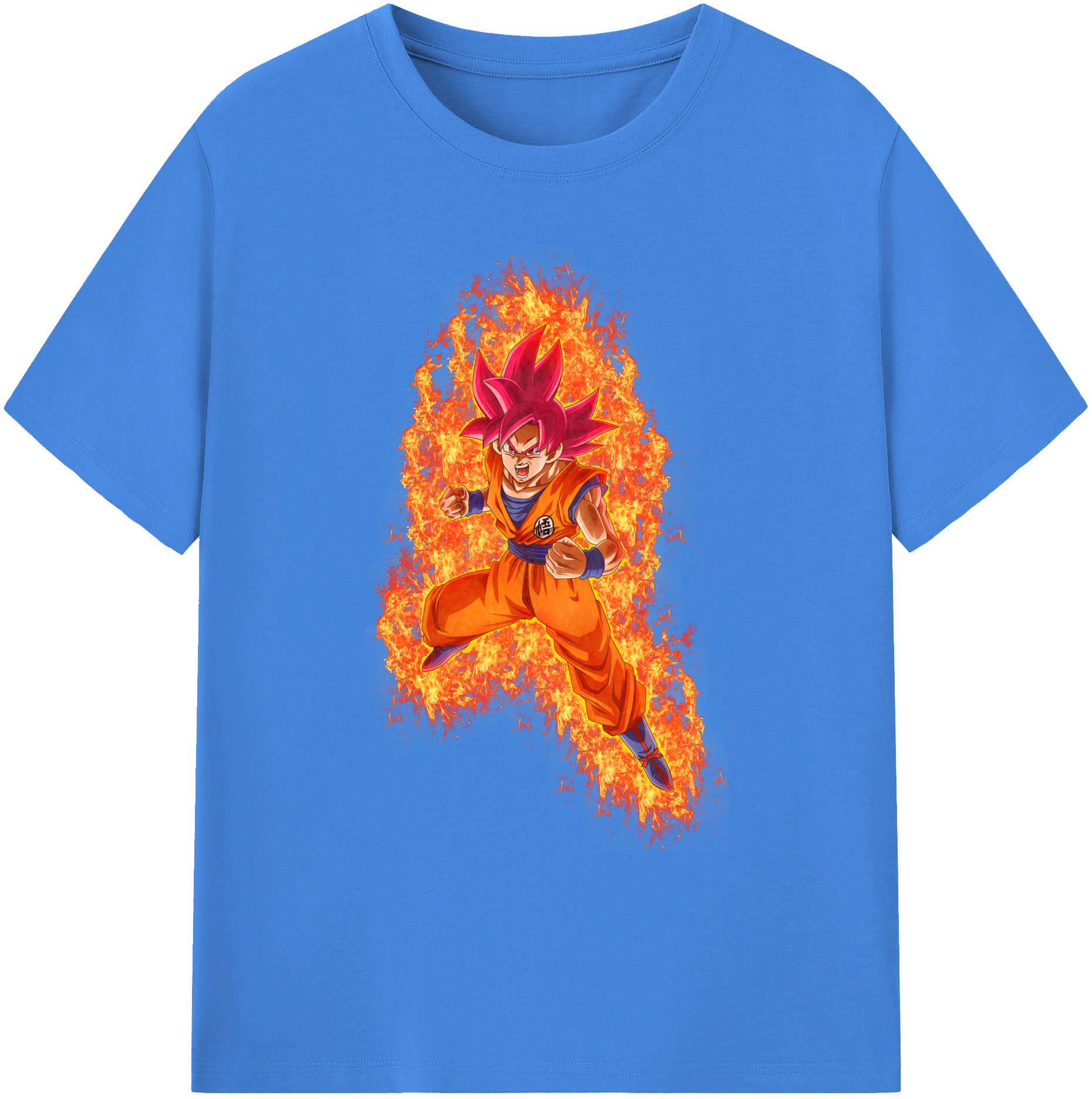 （画像用） ドラゴンボール 孫悟空（そん ごくう）Son Goku カカロット DRAGON BALL Kakarotto 綿100％ メンズ半袖Tシャツ｜肌触りやわらか＆通気性