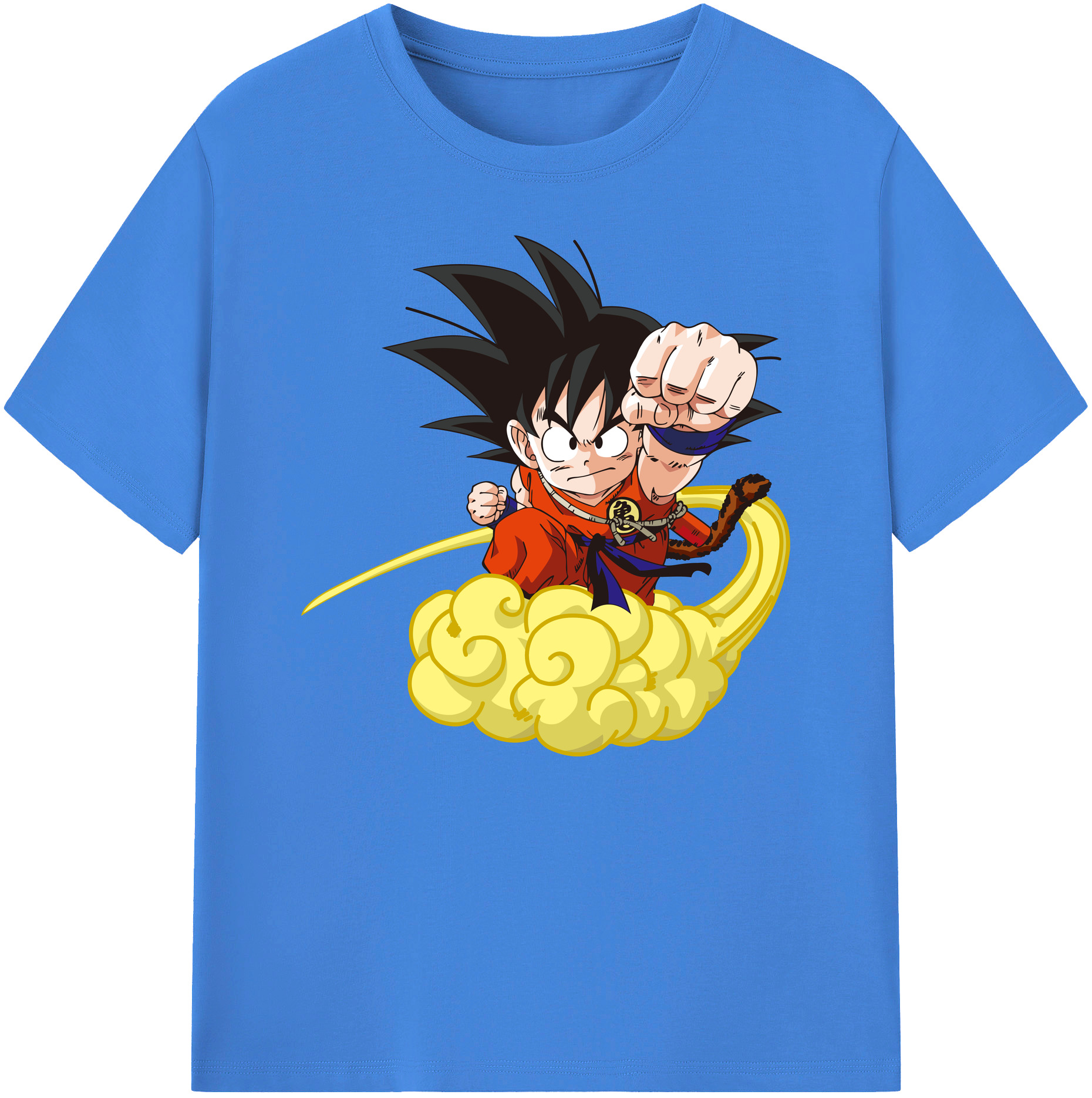 （画像用） ドラゴンボール 孫悟空（そん ごくう）Son Goku カカロット DRAGON BALL Kakarotto 綿100％ メンズ半袖Tシャツ｜肌触りやわらか＆通気性