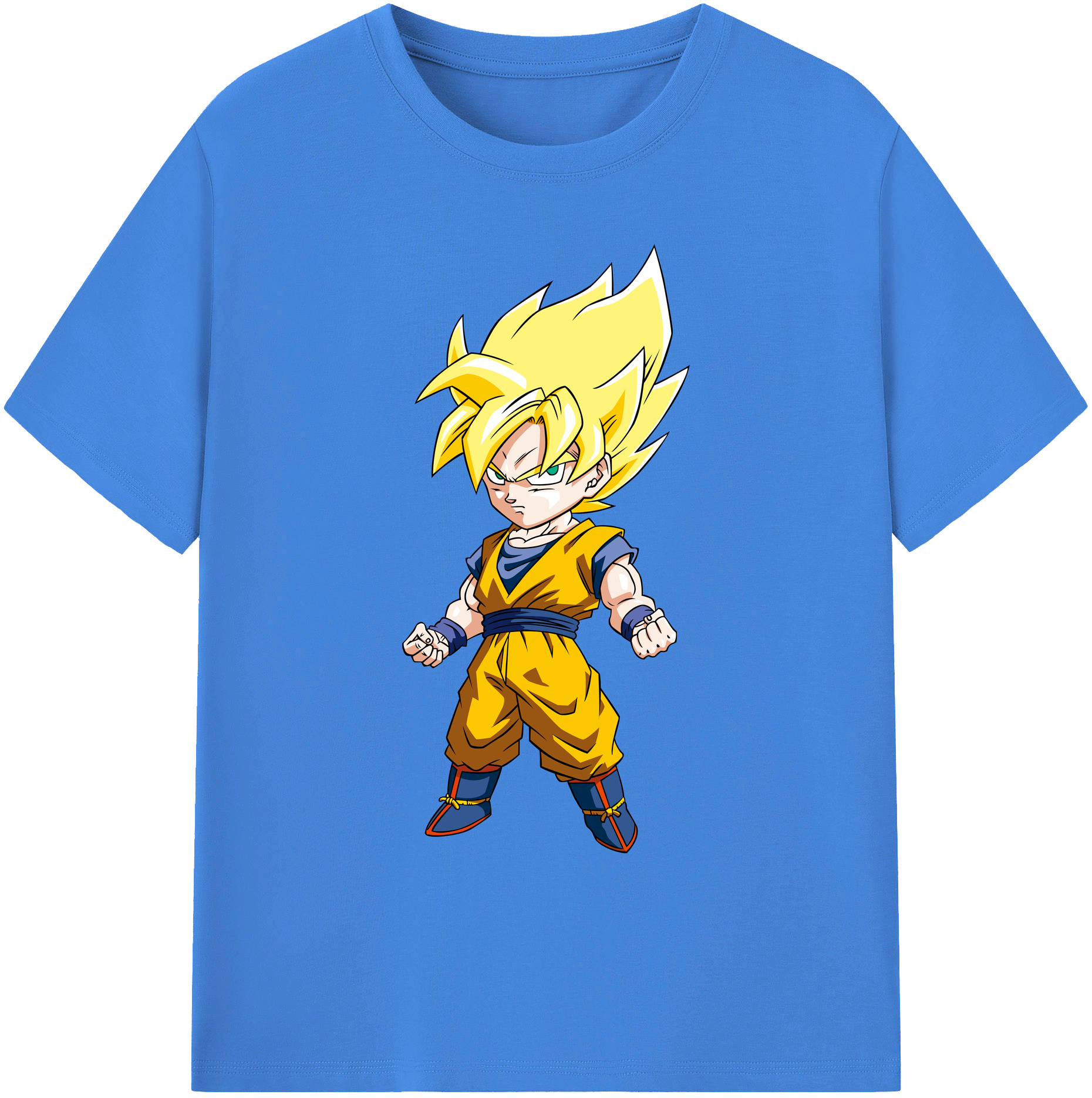（画像用） ドラゴンボール 孫悟空（そん ごくう）Son Goku カカロット DRAGON BALL Kakarotto 綿100％ メンズ半袖Tシャツ｜肌触りやわらか＆通気性