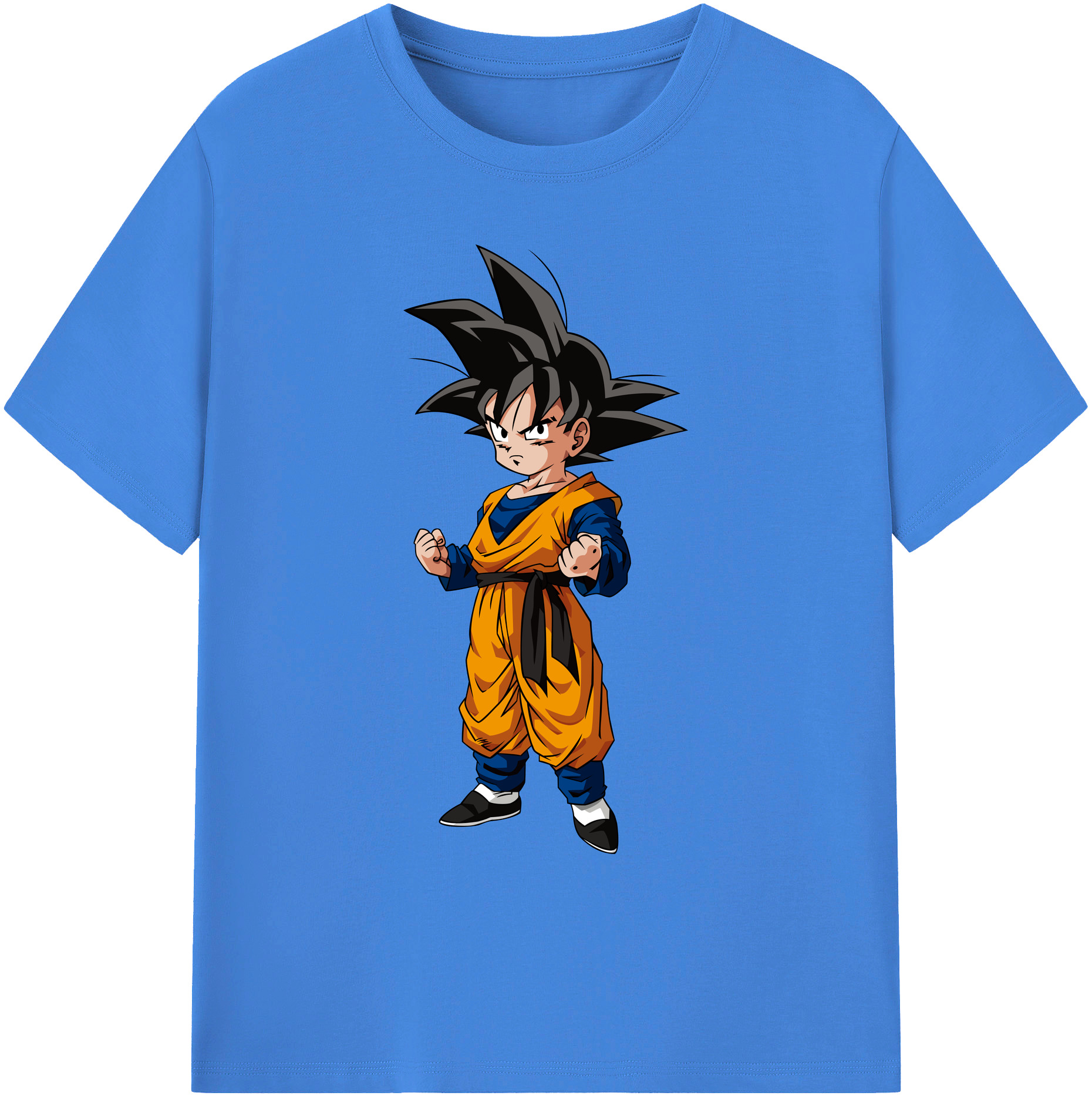 （画像用） ドラゴンボール 孫悟空（そん ごくう）Son Goku カカロット DRAGON BALL Kakarotto 綿100％ メンズ半袖Tシャツ｜肌触りやわらか＆通気性