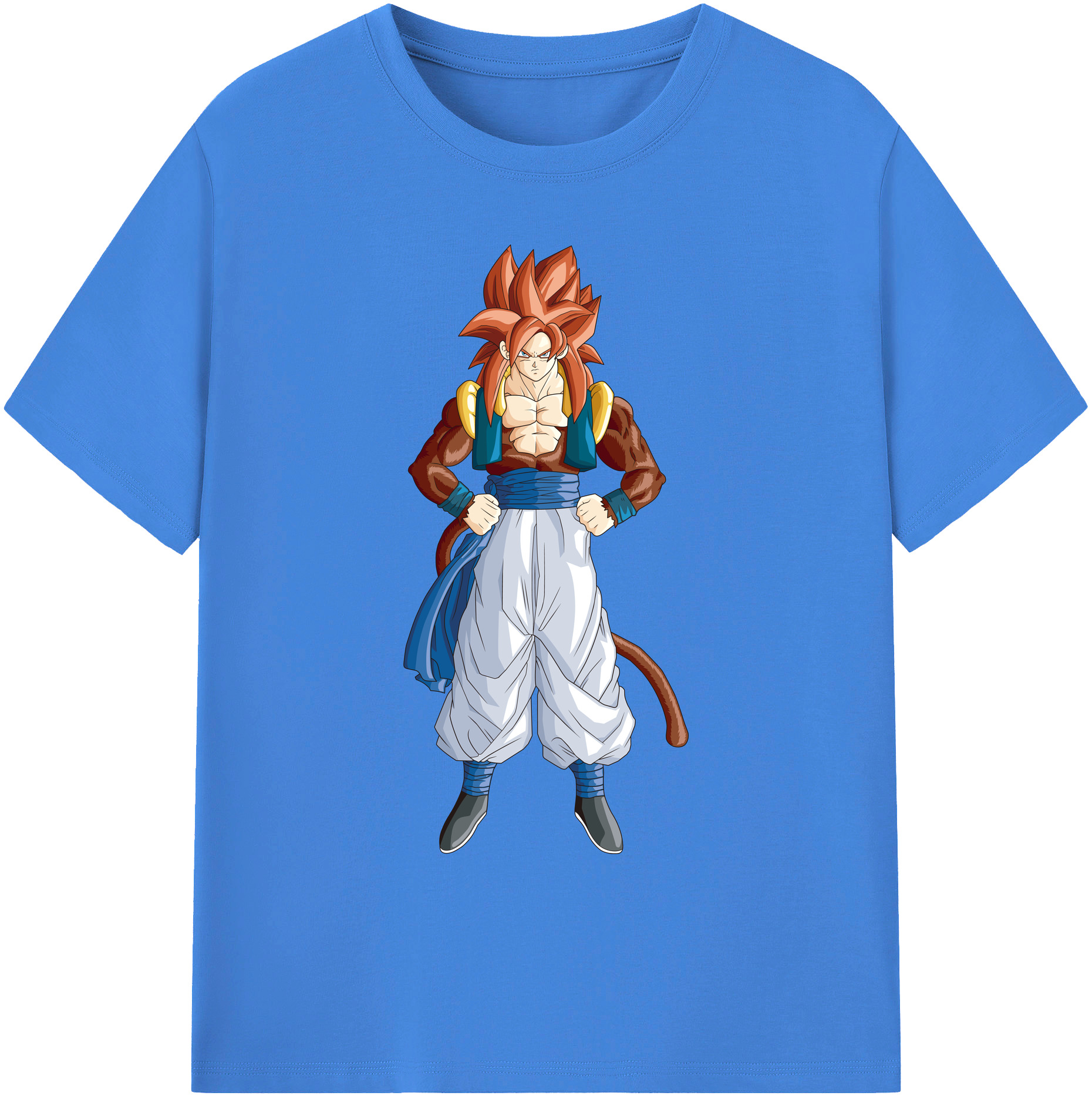 （画像用） ドラゴンボール 孫悟空（そん ごくう）Son Goku カカロット DRAGON BALL Kakarotto 綿100％ メンズ半袖Tシャツ｜肌触りやわらか＆通気性
