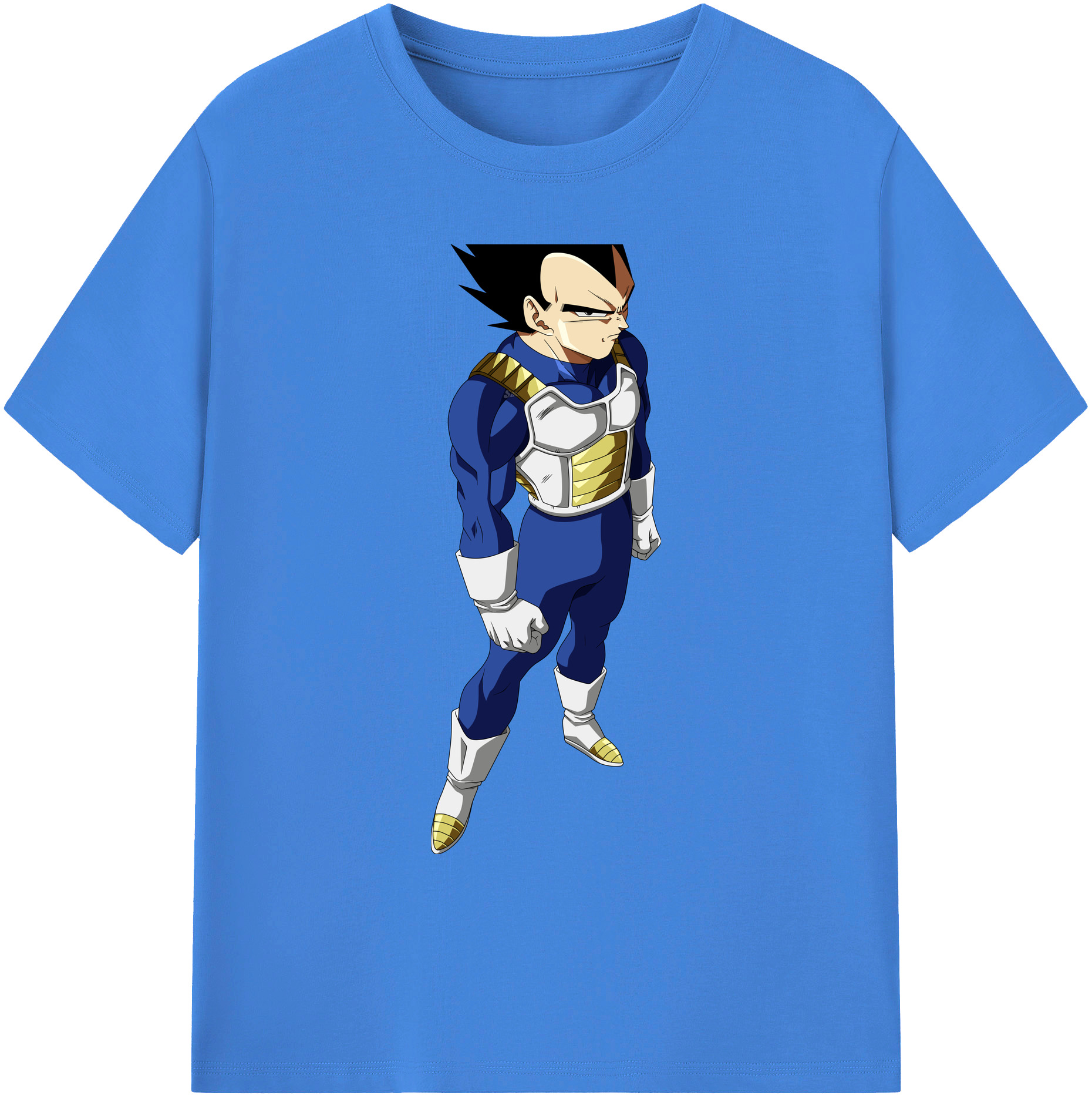 （画像用） ドラゴンボール ベジータ四世（Bejīta Yonsei）DRAGON BALL Vegeta IV 綿100％ メンズ半袖Tシャツ｜肌触りやわらか＆通気性