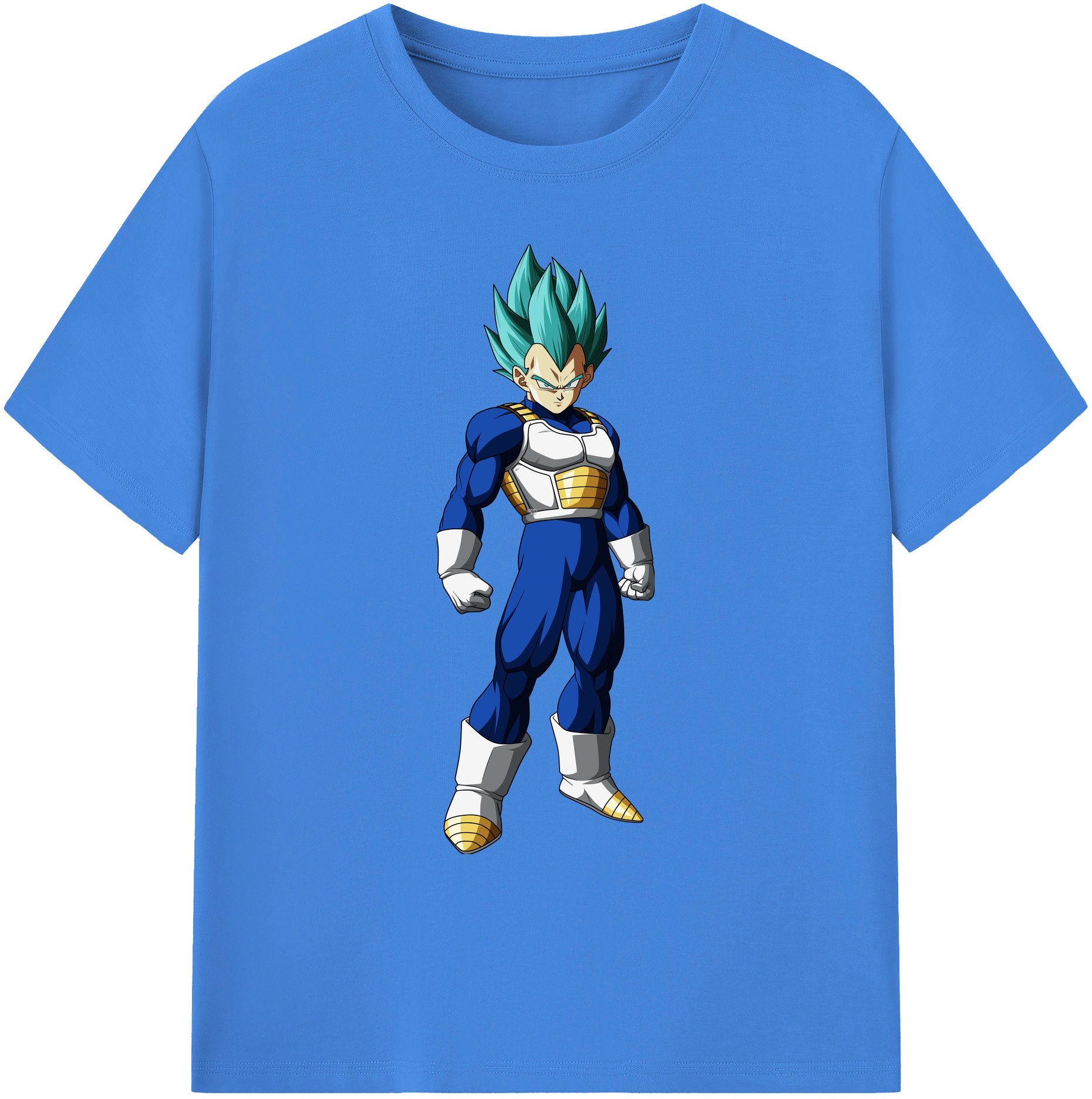（画像用） ドラゴンボール ベジータ四世（Bejīta Yonsei）DRAGON BALL Vegeta IV 綿100％ メンズ半袖Tシャツ｜肌触りやわらか＆通気性