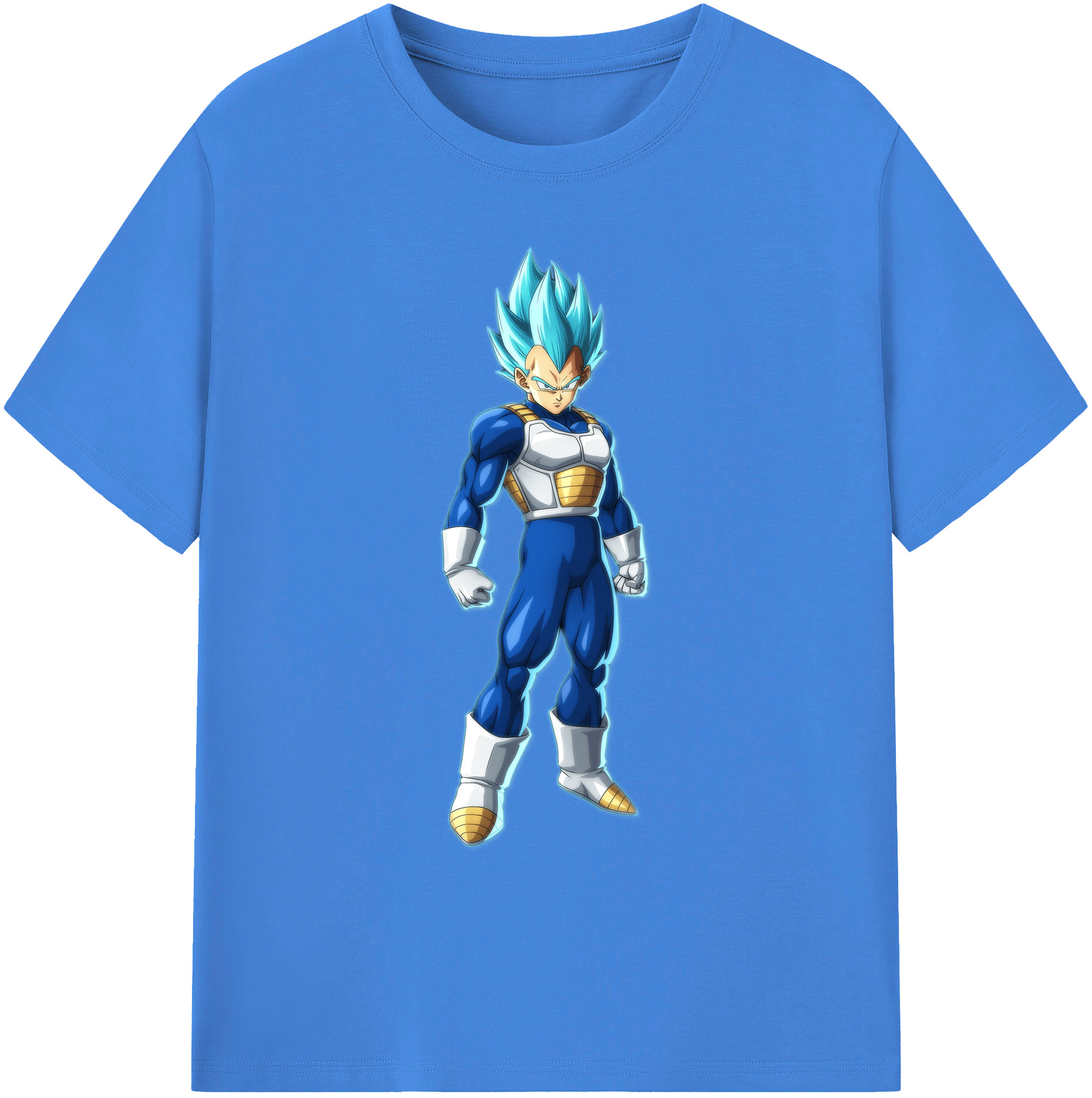 （画像用） ドラゴンボール ベジータ四世（Bejīta Yonsei）DRAGON BALL Vegeta IV 綿100％ メンズ半袖Tシャツ｜肌触りやわらか＆通気性