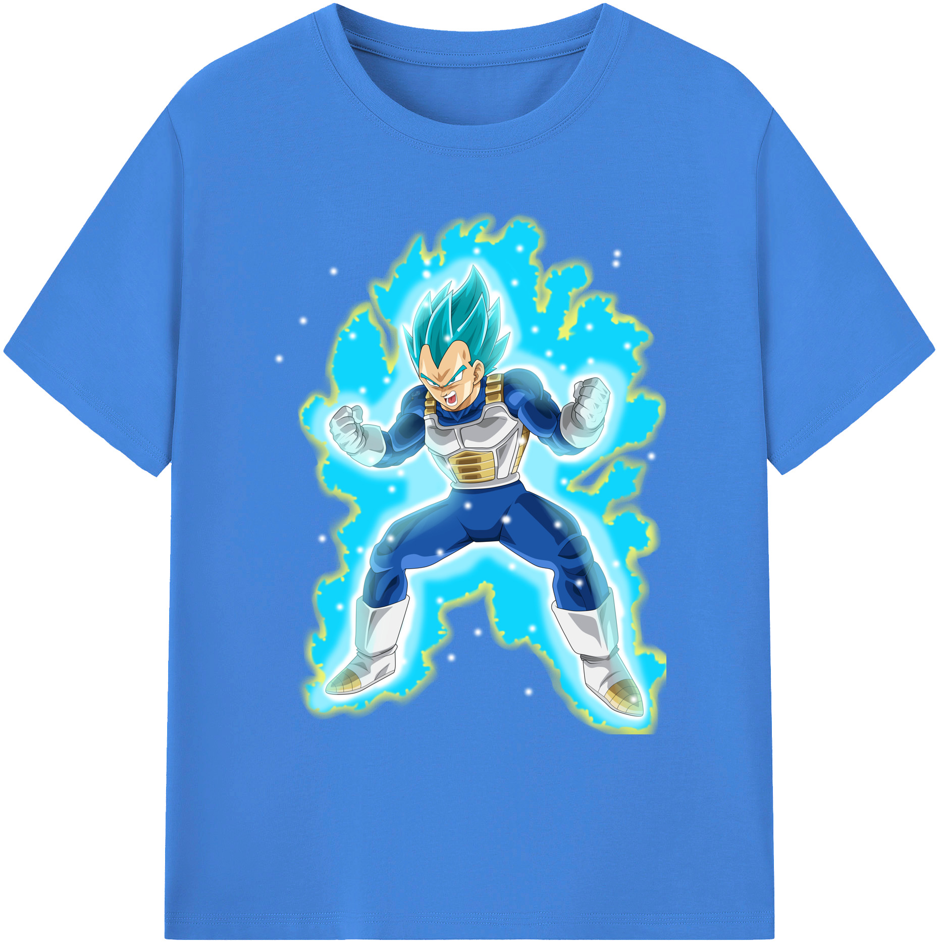 （画像用） ドラゴンボール ベジータ四世（Bejīta Yonsei）DRAGON BALL Vegeta IV 綿100％ メンズ半袖Tシャツ｜肌触りやわらか＆通気性