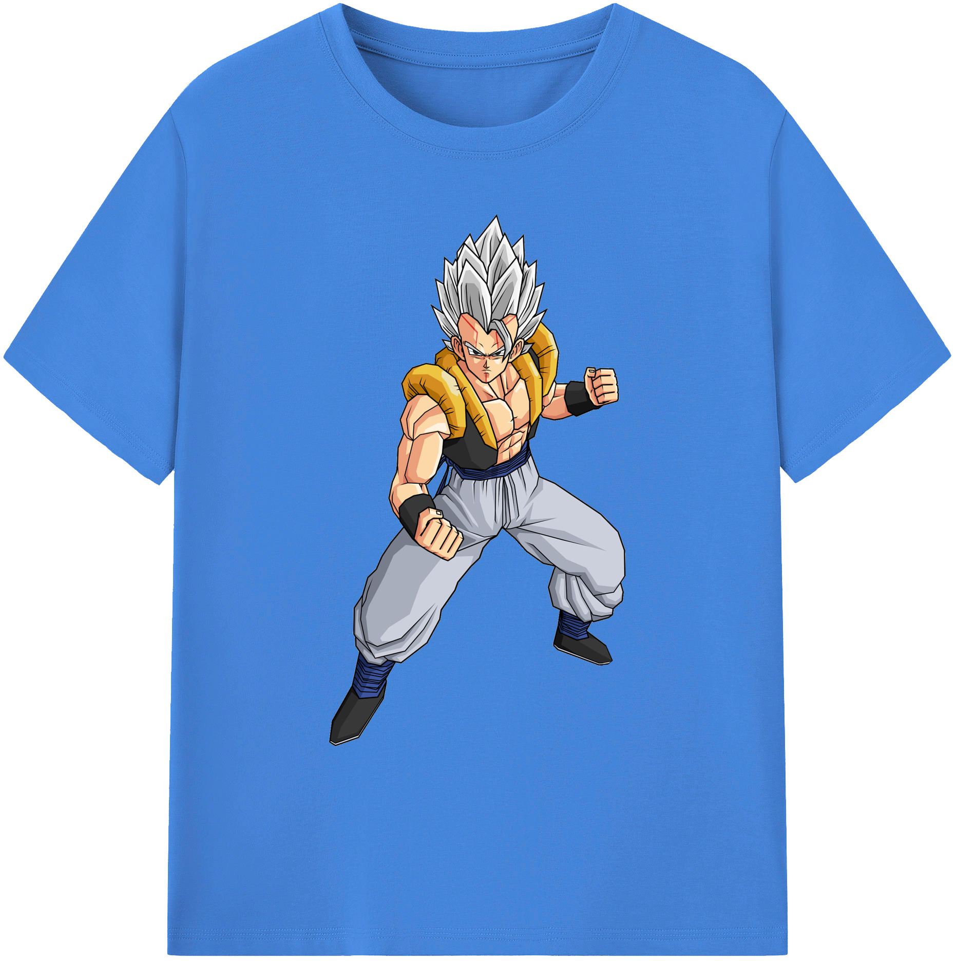 （画像用） ドラゴンボール ベジータ四世（Bejīta Yonsei）DRAGON BALL Vegeta IV 綿100％ メンズ半袖Tシャツ｜肌触りやわらか＆通気性