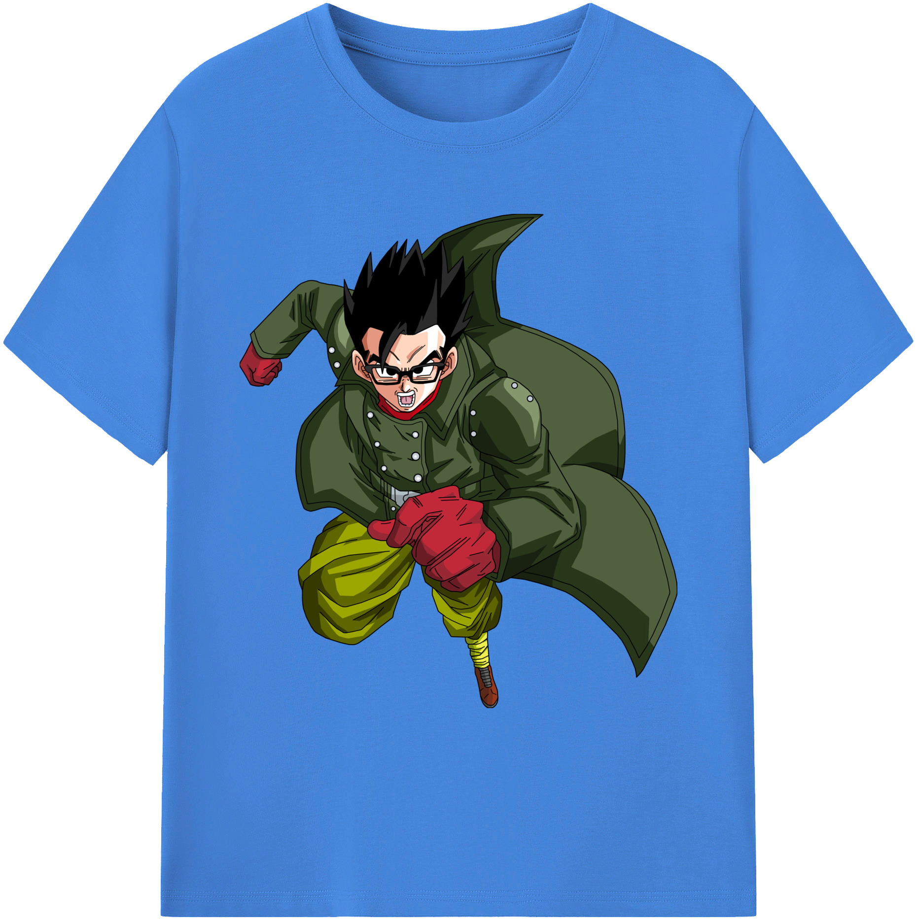 （画像用） ドラゴンボール 孫 悟飯（そんごはん）DRAGON BALL Son Gohan 綿100％ メンズ半袖Tシャツ｜肌触りやわらか＆通気性