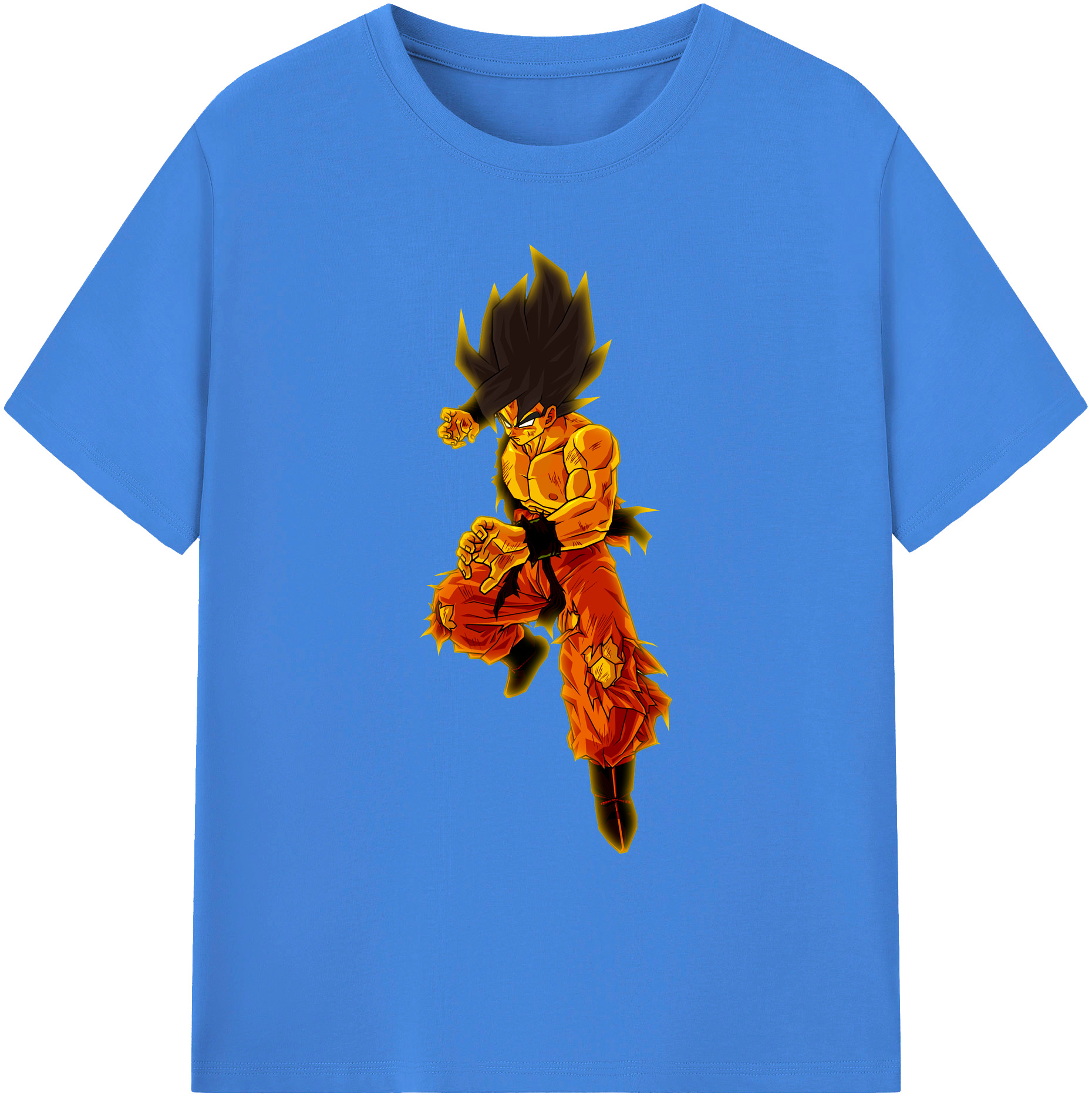 （画像用） ドラゴンボール 孫 悟飯（そんごはん）DRAGON BALL Son Gohan 綿100％ メンズ半袖Tシャツ｜肌触りやわらか＆通気性