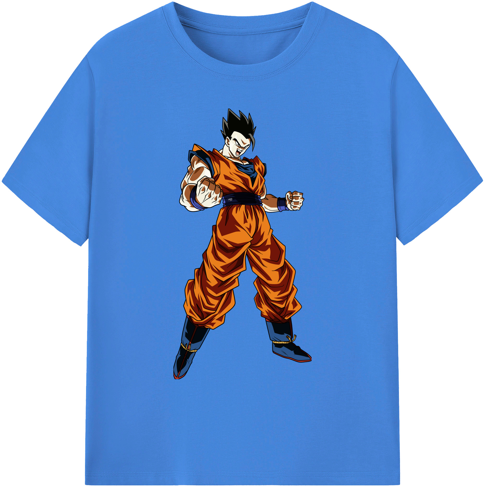 （画像用） ドラゴンボール 孫 悟飯（そんごはん）DRAGON BALL Son Gohan 綿100％ メンズ半袖Tシャツ｜肌触りやわらか＆通気性