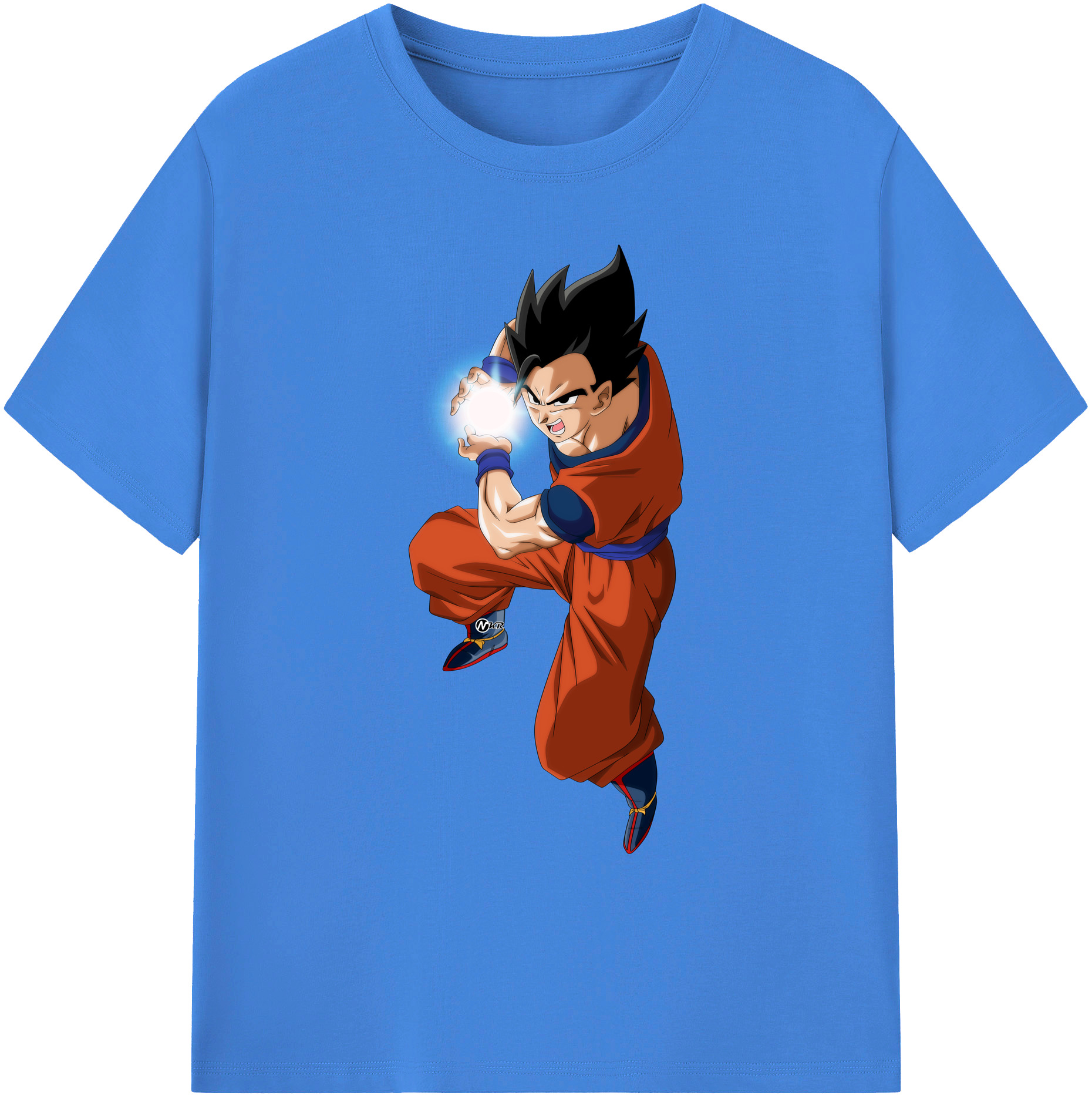 （画像用） ドラゴンボール 孫 悟飯（そんごはん）DRAGON BALL Son Gohan 綿100％ メンズ半袖Tシャツ｜肌触りやわらか＆通気性