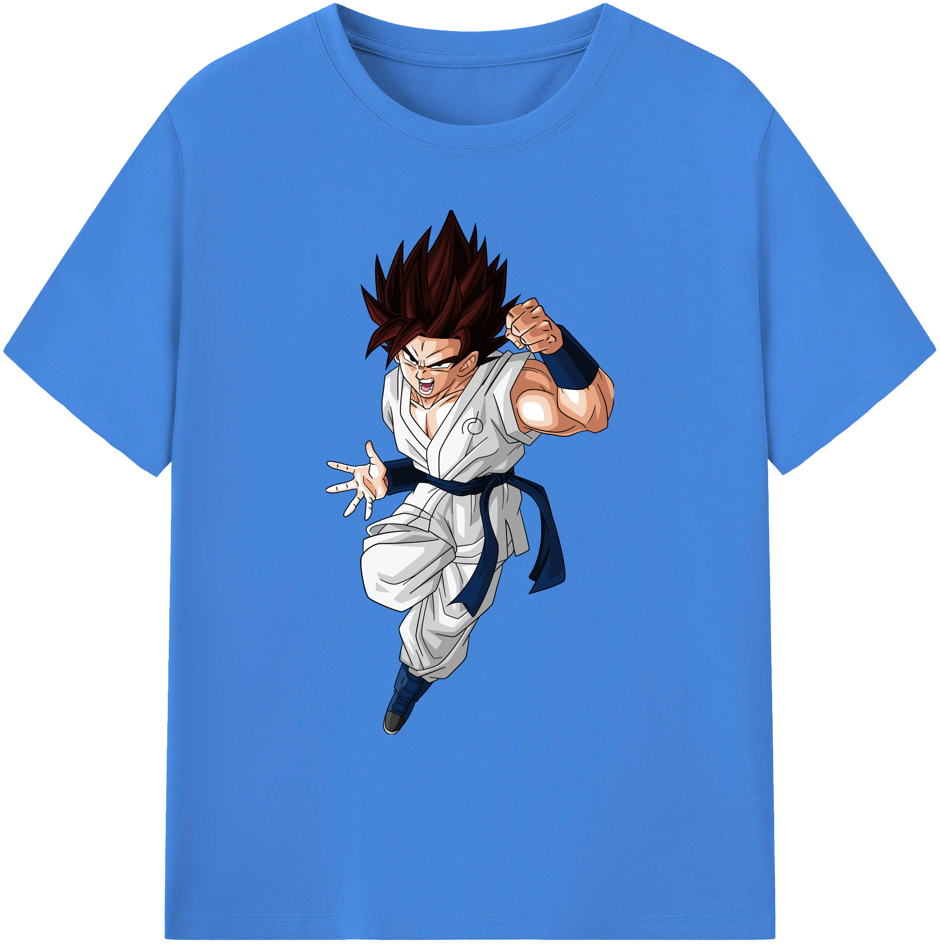 （画像用） ドラゴンボール 孫 悟飯（そんごはん）DRAGON BALL Son Gohan 綿100％ メンズ半袖Tシャツ｜肌触りやわらか＆通気性