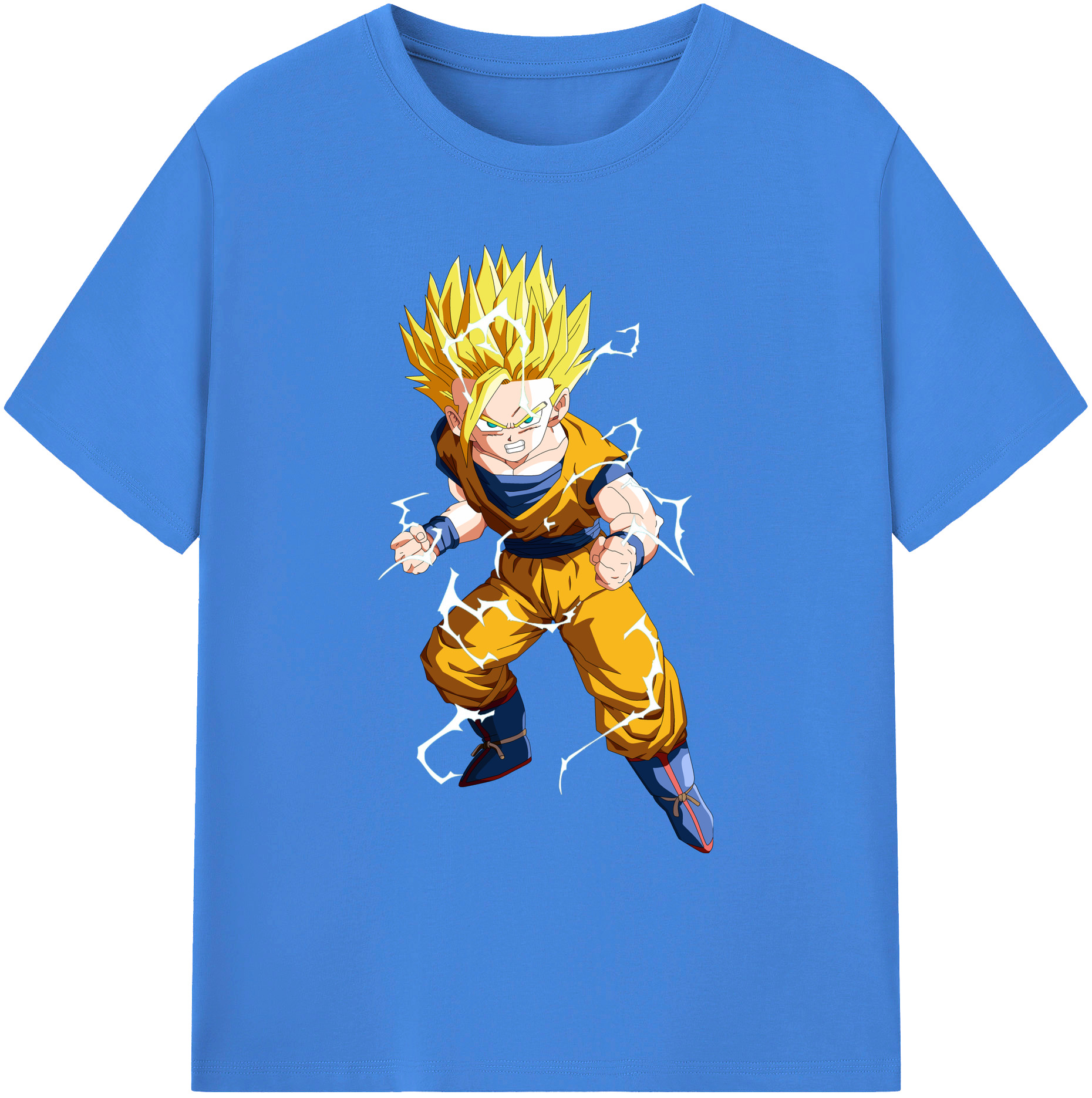 （画像用） ドラゴンボール 孫 悟飯（そんごはん）DRAGON BALL Son Gohan 綿100％ メンズ半袖Tシャツ｜肌触りやわらか＆通気性