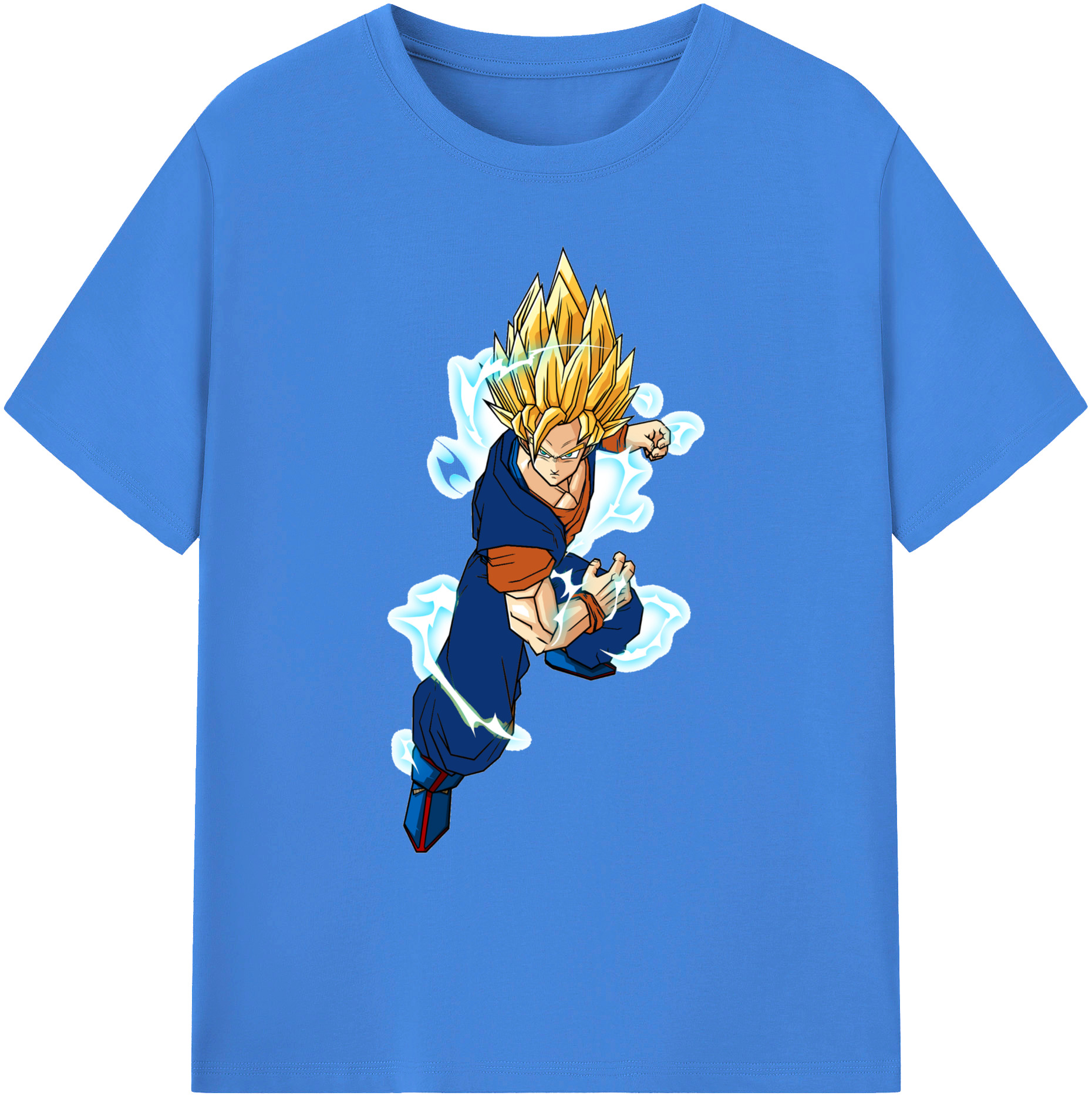 （画像用） ドラゴンボール 孫 悟飯（そんごはん）DRAGON BALL Son Gohan 綿100％ メンズ半袖Tシャツ｜肌触りやわらか＆通気性