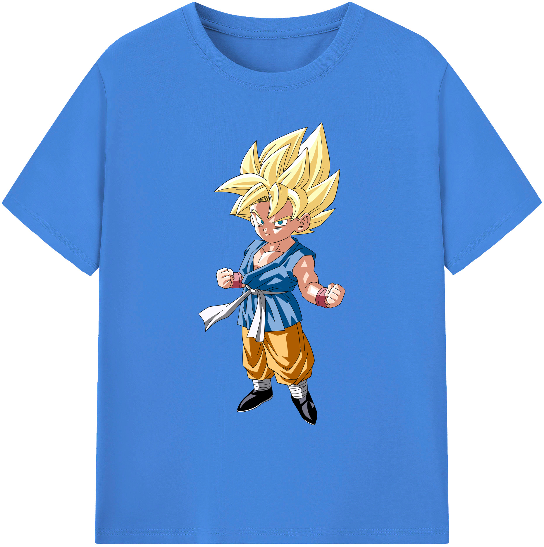 （画像用） ドラゴンボール 孫 悟飯（そんごはん）DRAGON BALL Son Gohan 綿100％ メンズ半袖Tシャツ｜肌触りやわらか＆通気性