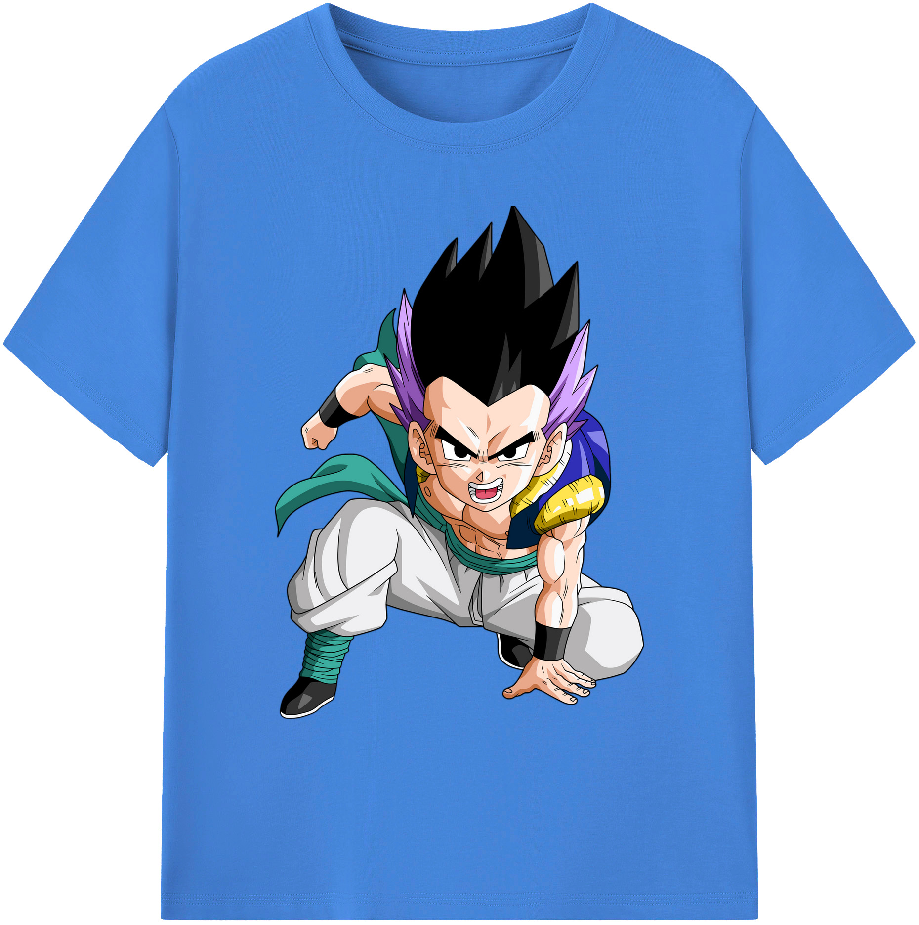 （画像用） ドラゴンボール 孫 悟飯（そんごはん）DRAGON BALL Son Gohan 綿100％ メンズ半袖Tシャツ｜肌触りやわらか＆通気性
