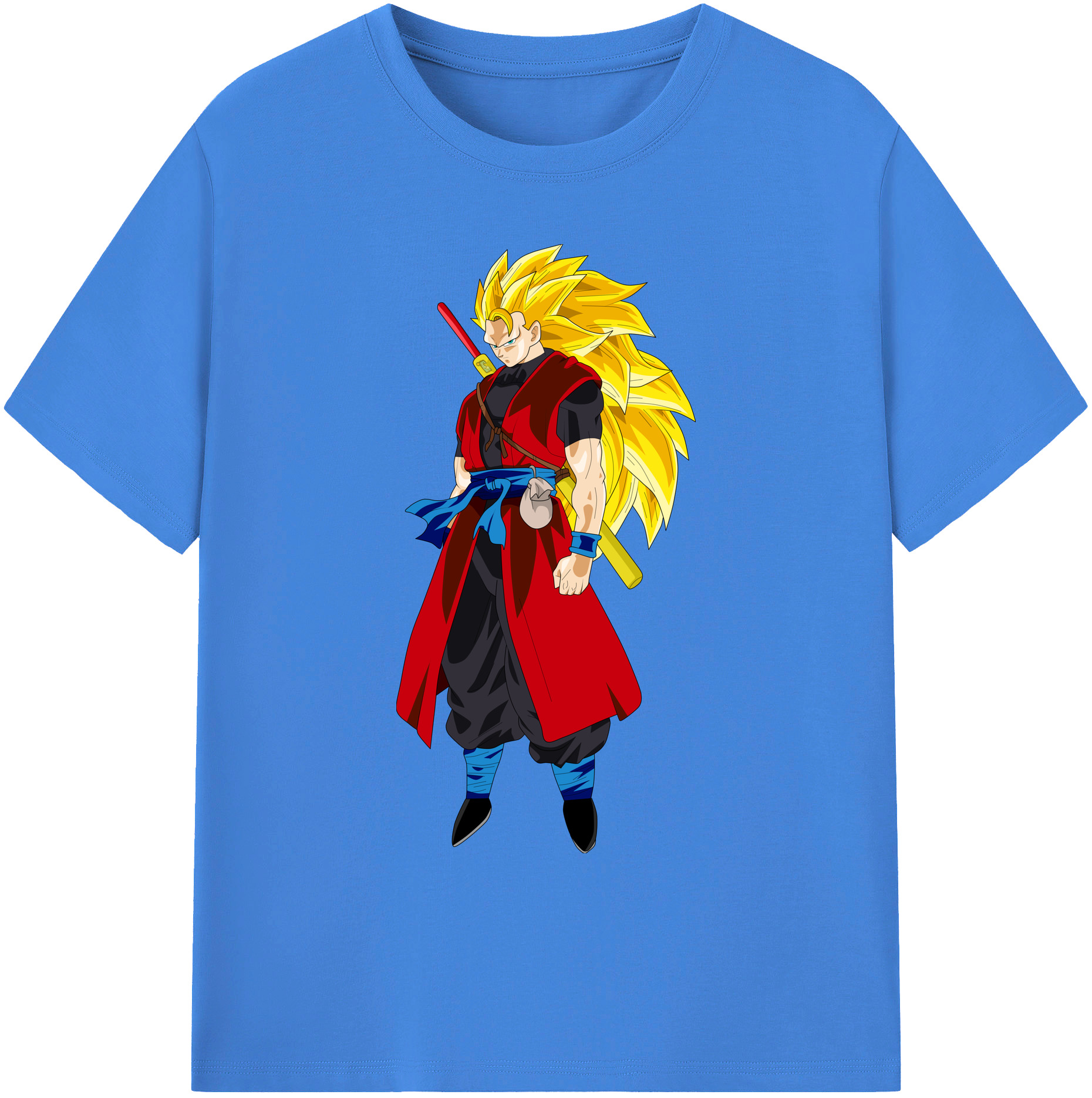 （画像用） ドラゴンボール トランクス（Torankusu）DRAGON BALL Trunks 綿100％ メンズ半袖Tシャツ｜肌触りやわらか＆通気性