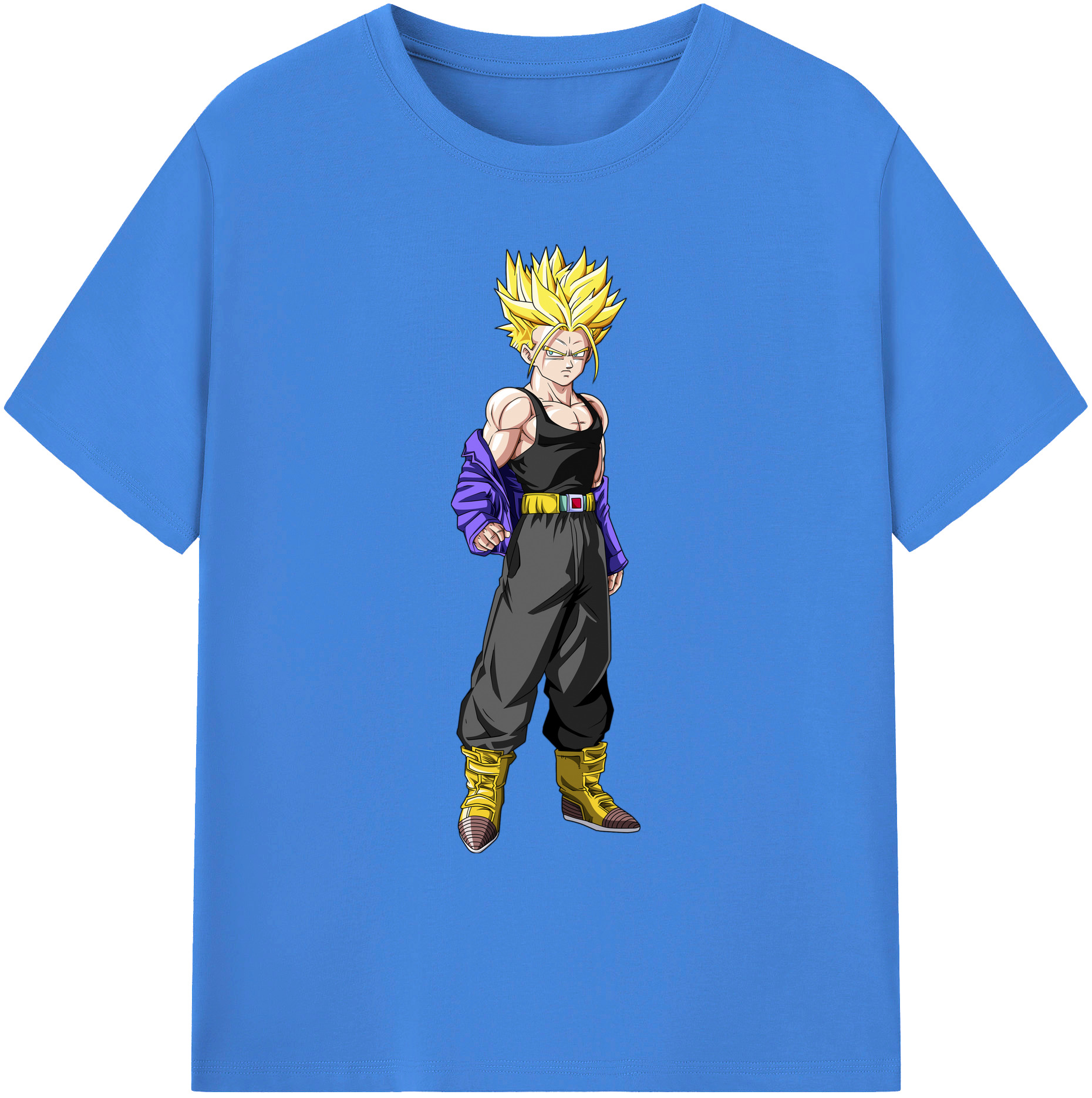（画像用） ドラゴンボール トランクス（Torankusu）DRAGON BALL Trunks 綿100％ メンズ半袖Tシャツ｜肌触りやわらか＆通気性