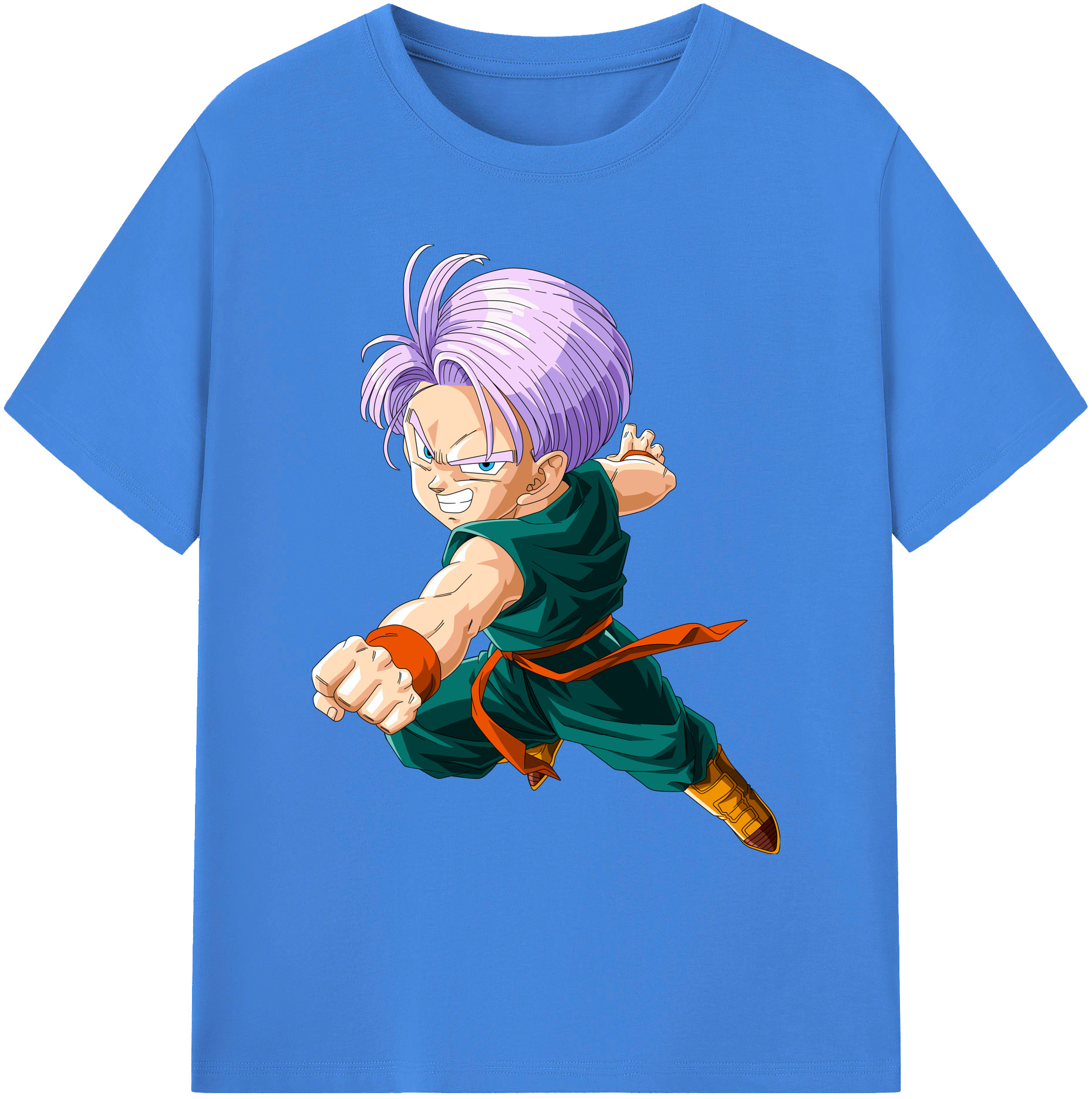 （画像用） ドラゴンボール トランクス（Torankusu）DRAGON BALL Trunks 綿100％ メンズ半袖Tシャツ｜肌触りやわらか＆通気性