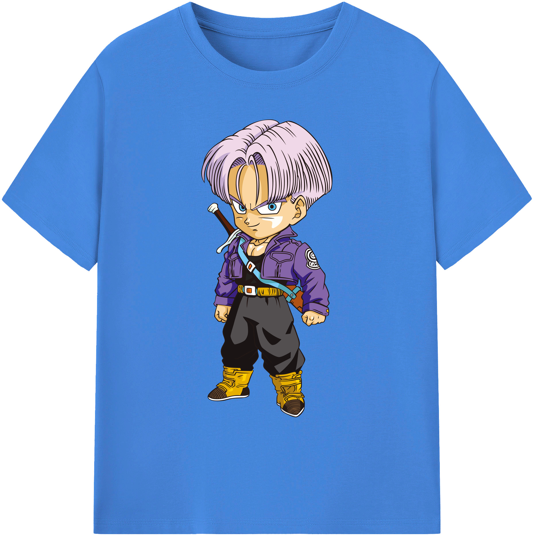 （画像用） ドラゴンボール トランクス（Torankusu）DRAGON BALL Trunks 綿100％ メンズ半袖Tシャツ｜肌触りやわらか＆通気性
