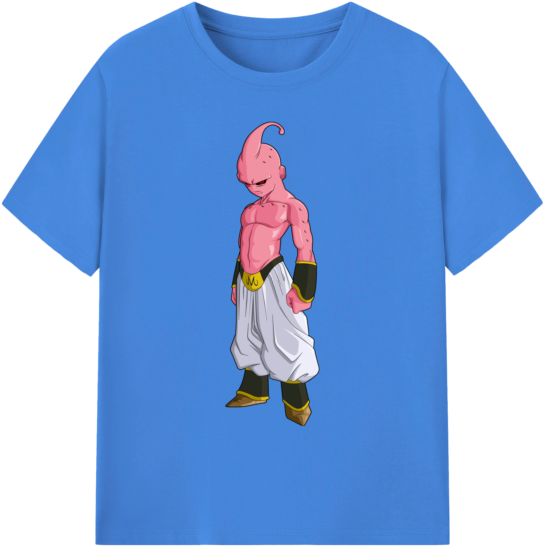 （画像用） ドラゴンボール 魔人ブウ DRAGON BALL Majin Buu 綿100％ メンズ半袖Tシャツ｜肌触りやわらか＆通気性