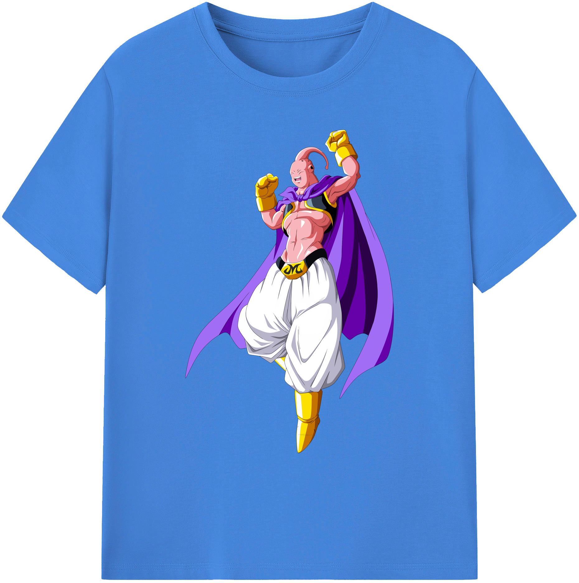 （画像用） ドラゴンボール 魔人ブウ DRAGON BALL Majin Buu 綿100％ メンズ半袖Tシャツ｜肌触りやわらか＆通気性