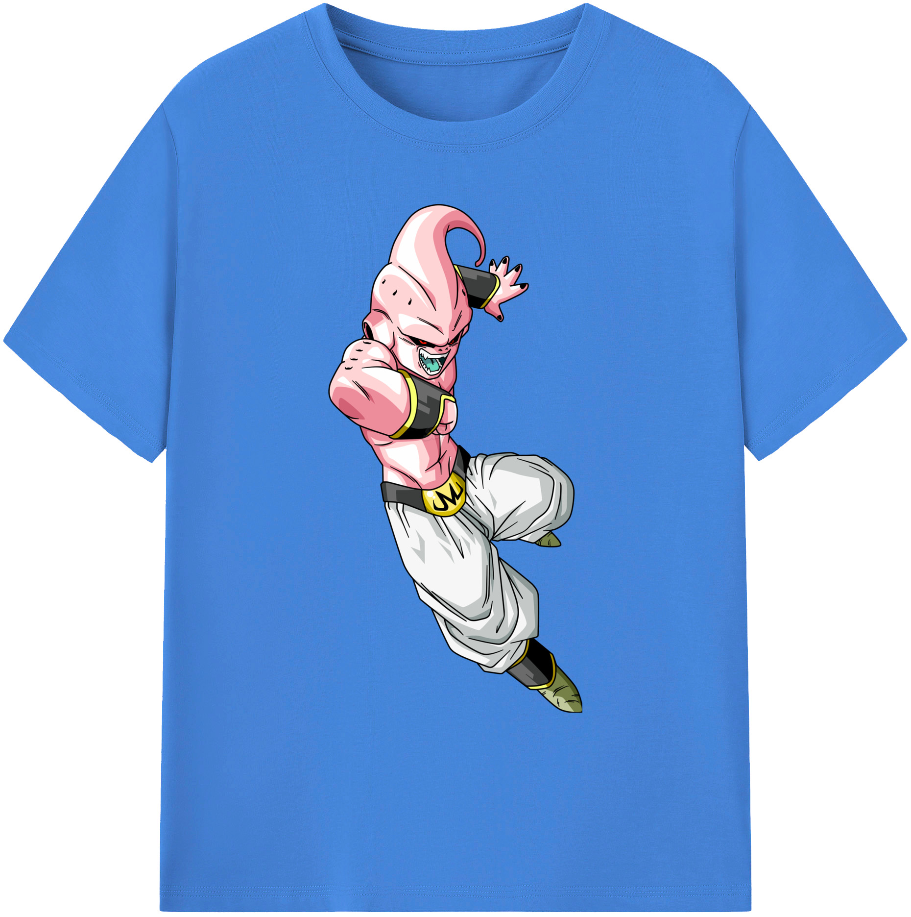 （画像用） ドラゴンボール 魔人ブウ DRAGON BALL Majin Buu 綿100％ メンズ半袖Tシャツ｜肌触りやわらか＆通気性