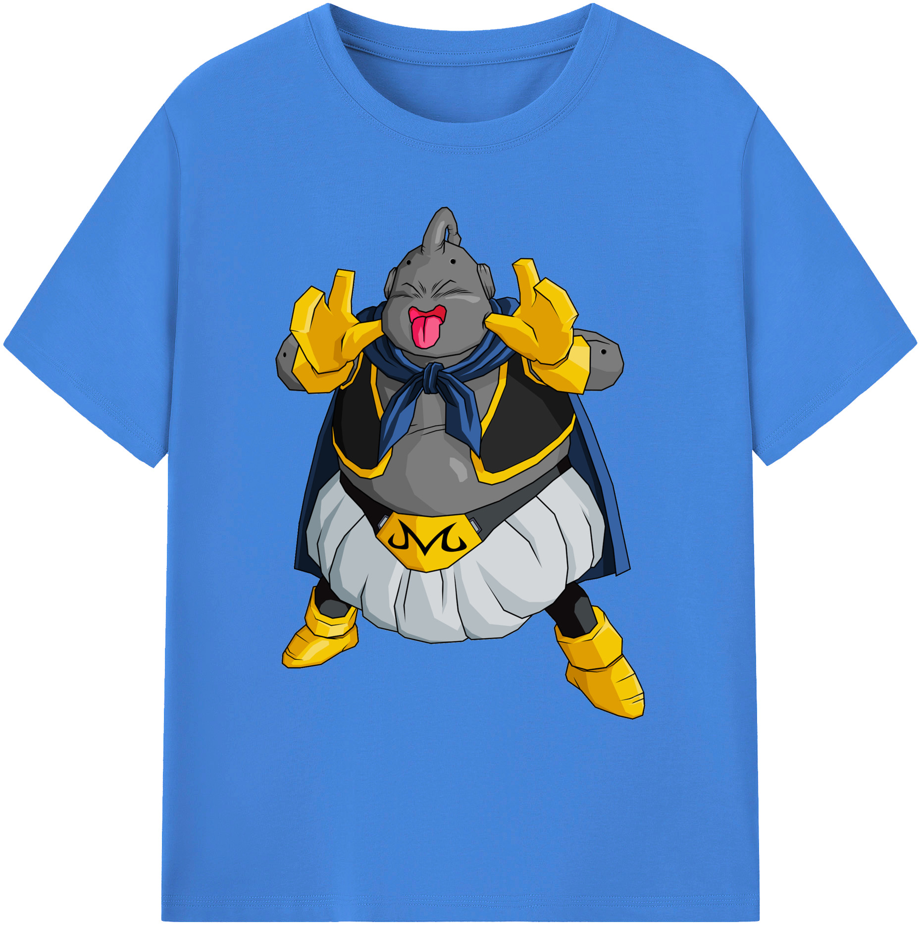 （画像用） ドラゴンボール 魔人ブウ DRAGON BALL Majin Buu 綿100％ メンズ半袖Tシャツ｜肌触りやわらか＆通気性