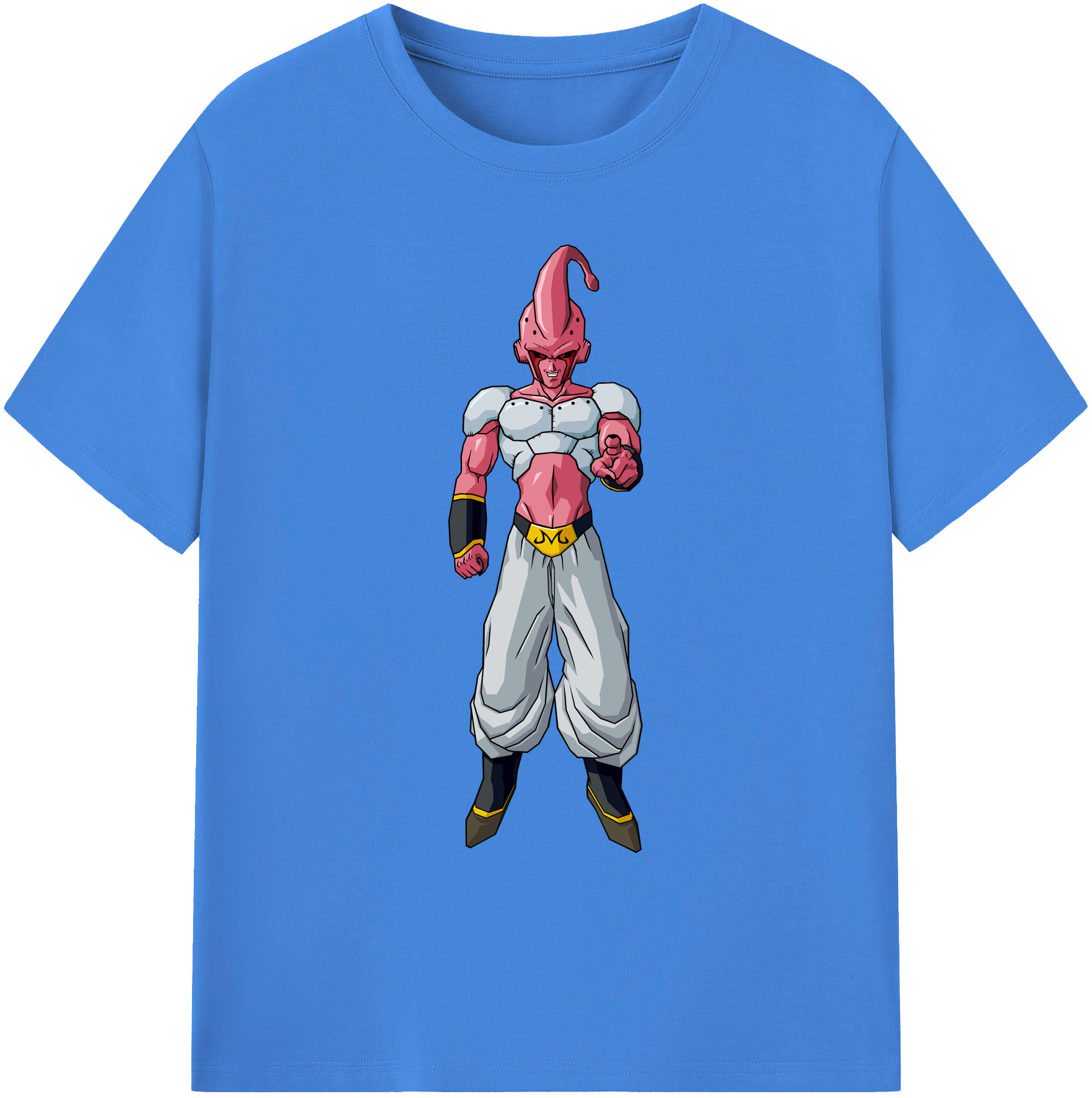 （画像用） ドラゴンボール 魔人ブウ DRAGON BALL Majin Buu 綿100％ メンズ半袖Tシャツ｜肌触りやわらか＆通気性